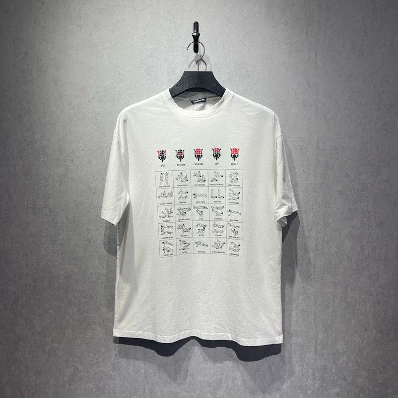 Balenciaga Balenciaga Gymnastics Print Short Sleeve Size US XS / EU 42 / 0 - 1 Thumbnail