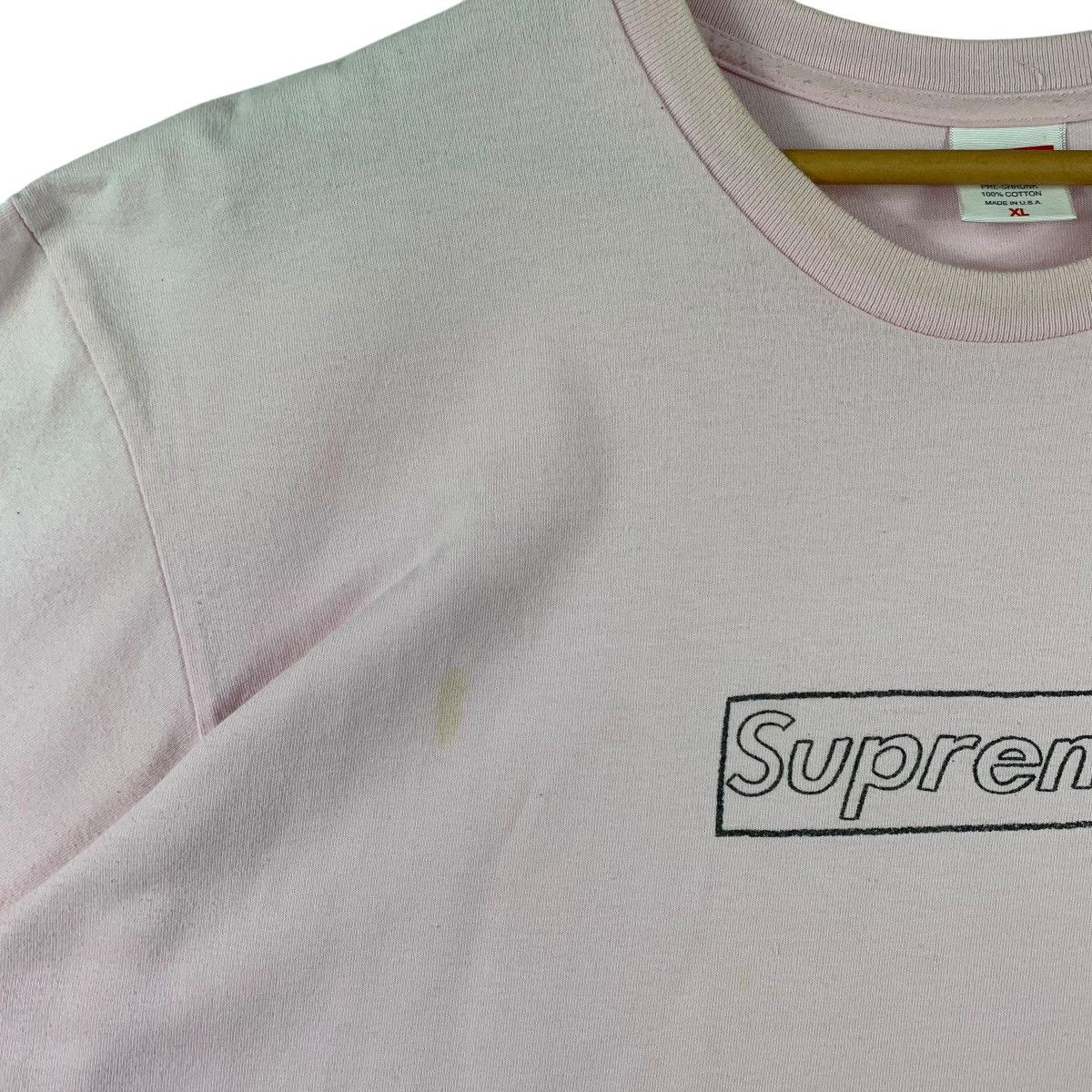 Supreme SUPREME box logo pink colour tee Size US XL / EU 56 / 4 - 9 Thumbnail