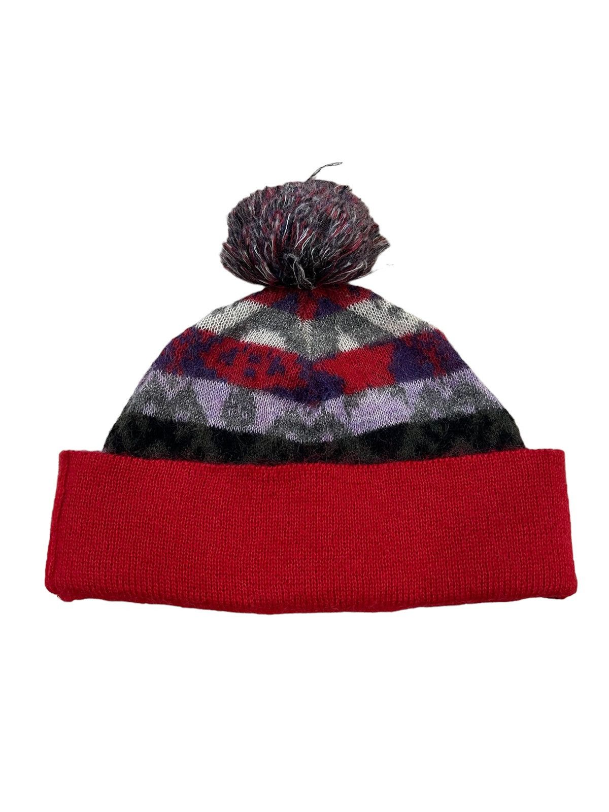 Vivienne Westwood Vivienne Westwood Navajo Fair Isle Mohair Knitted Beanie Hat Size ONE SIZE - 5 Thumbnail