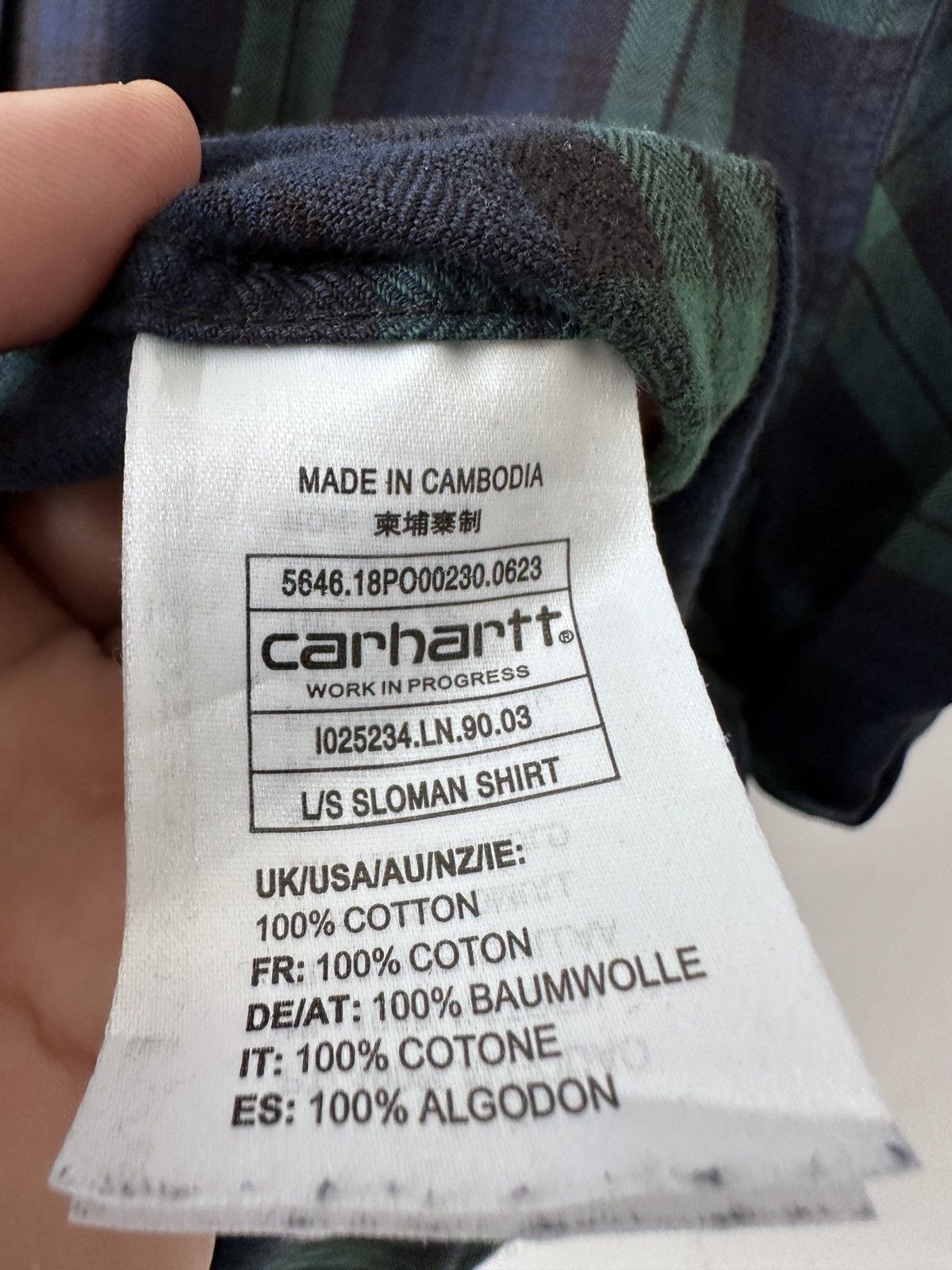 Carhartt × Carhartt Wip Carhartt checkered shirt Size US M / EU 48-50 / 2 - 7 Thumbnail