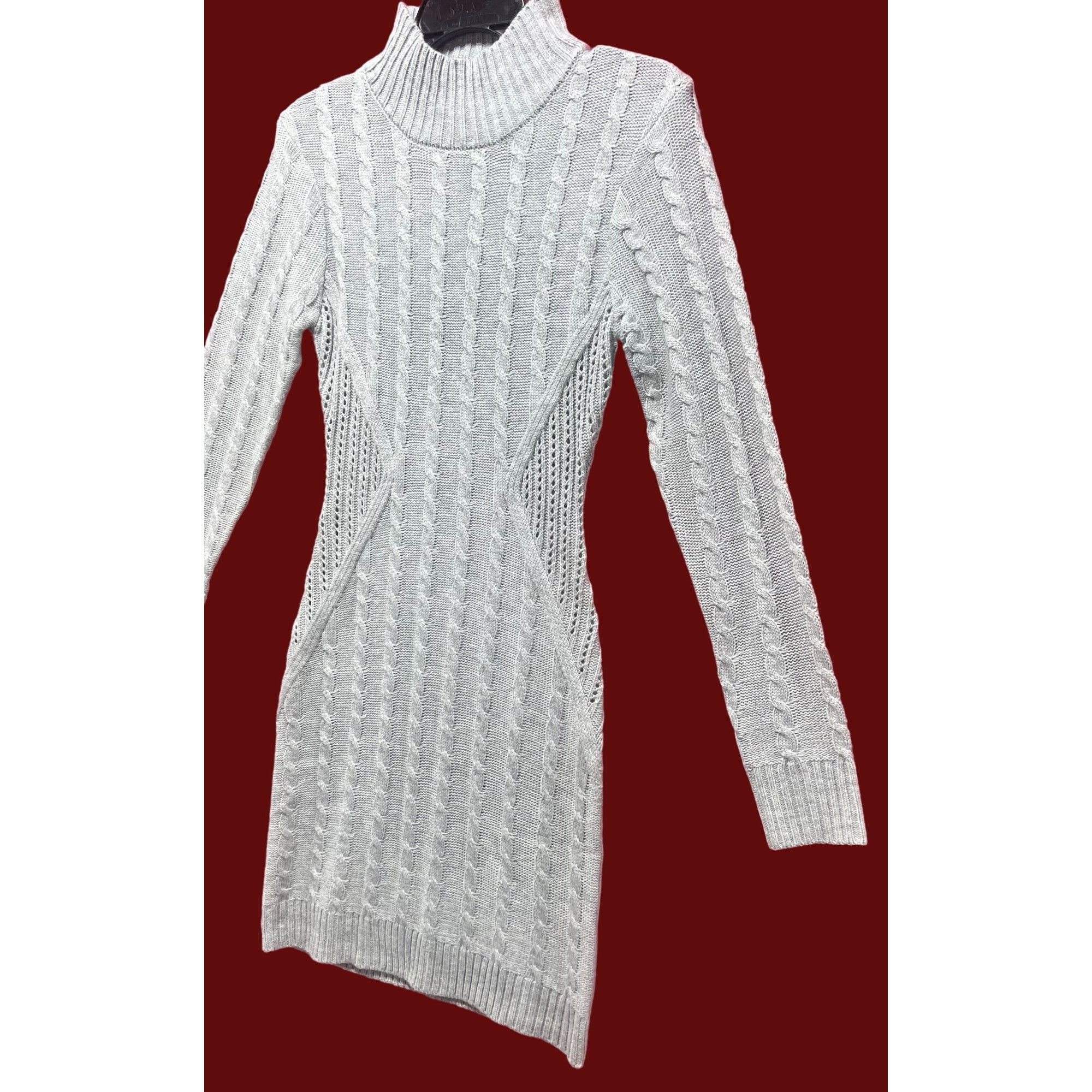Other Just Polly - Women's Turtleneck Cable Knit Sweater Dress - G Size S / US 4 / IT 40 - 14 Thumbnail