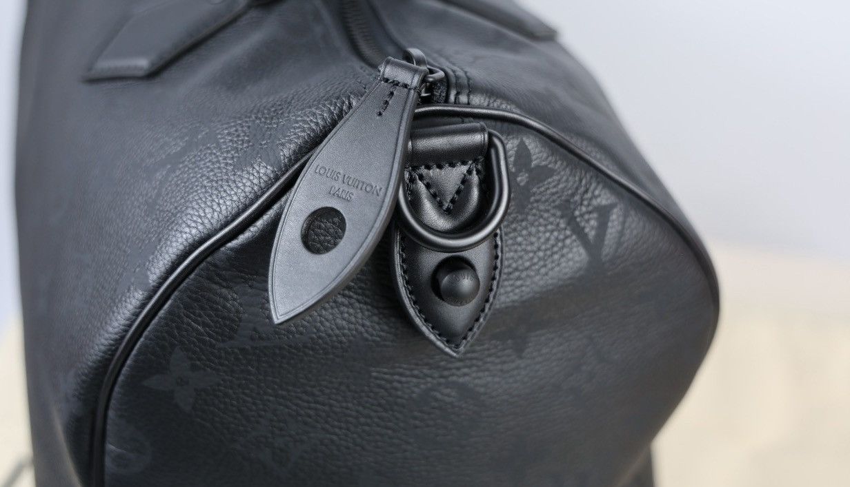 Louis Vuitton SPEEDY 40 JET BLACK DUFFLE BAG M13916 Size ONE SIZE - 5 Thumbnail