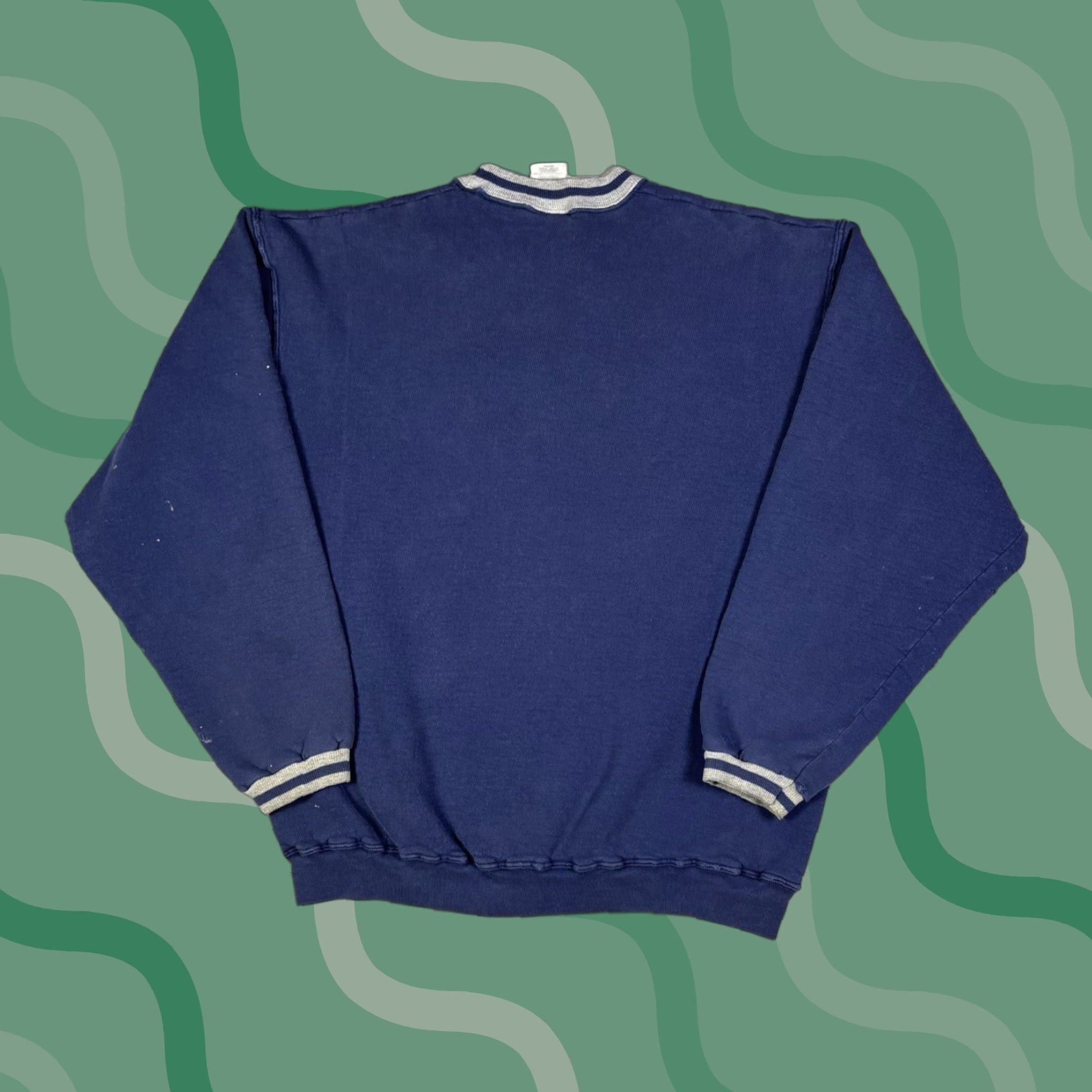 Pro Player VINTAGE Pro-player Sweatshirt XL Men Blue 90s Penn State University Embroidered Graphic Print Pullover Heavyweight Football Size US XL / EU 56 / 4 - 1 Thumbnail