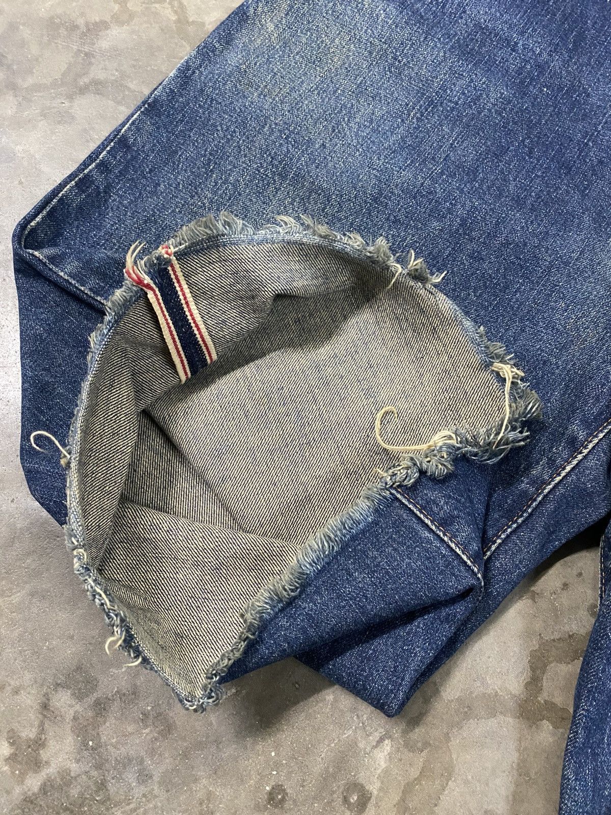 JNCO × Jean × Wrangler Vintage Wrangler Blue Bell Cropped Rusty Jeans @272 Size US 32 / EU 48 - 15 Thumbnail