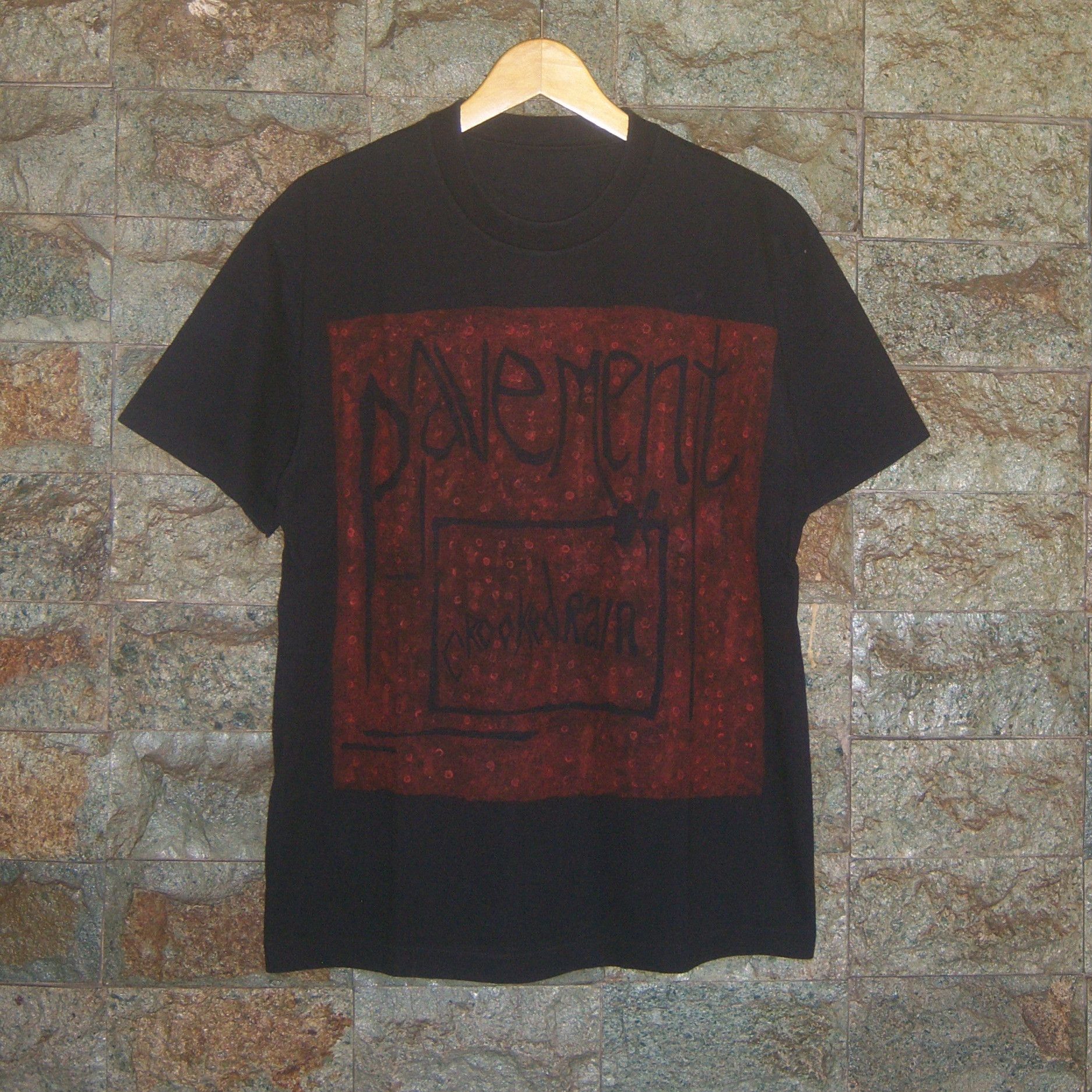 Band Tees × Vintage 90s Pavement Bootleg Crooked Rain Vintage Single Stitch Size US L / EU 52-54 / 3 - 1 Thumbnail