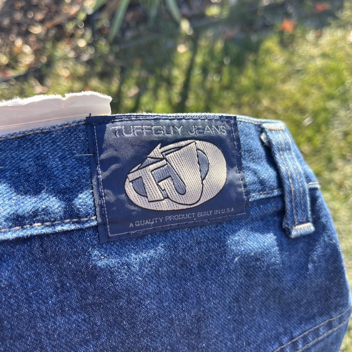 Vintage Brand New Y2K TUFF GUY Baggy Denim Shorts Size US 28 / EU 44 - 6 Thumbnail