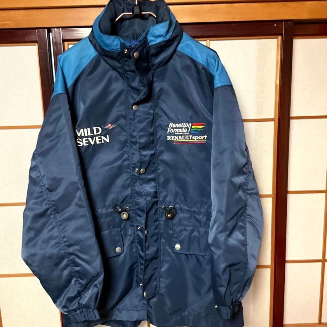 Benetton Benetton Formula 1 Racing Team Renault Vintage Down Feather Jacket M Japan Size - Mid-Length Jacket Size US M / EU 48-50 / 2 - 2 Thumbnail