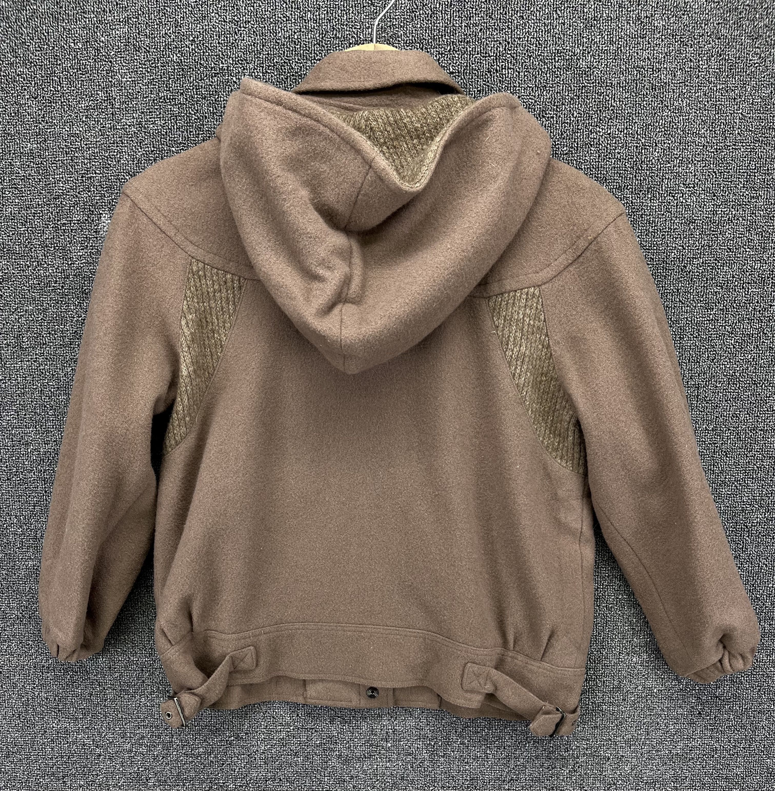 Vintage Givenchy Enfants Hooded Wool Jacket