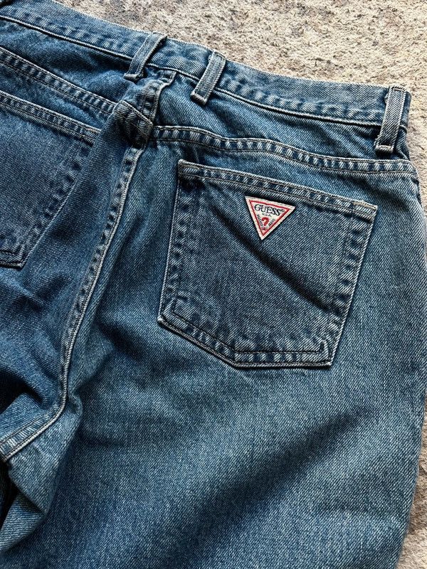Guess Guess Jeans Made in USA Sz W 29 Baggy Vintage 90s Size 29" - 6 Thumbnail