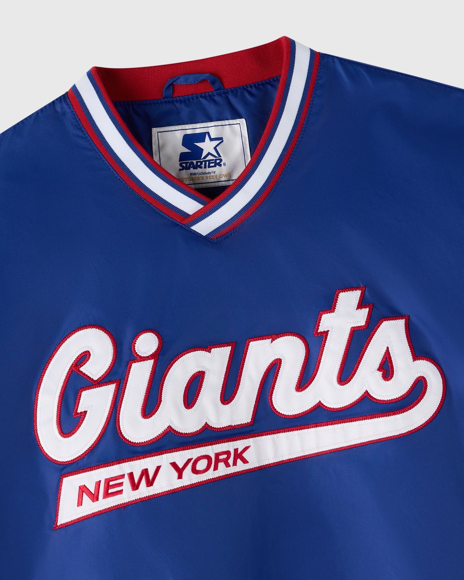 Drake OVO x NFL NEW YORK GIANTS STARTER TRAINER PULLOVER JACKET Size US XL / EU 56 / 4 - 4 Thumbnail