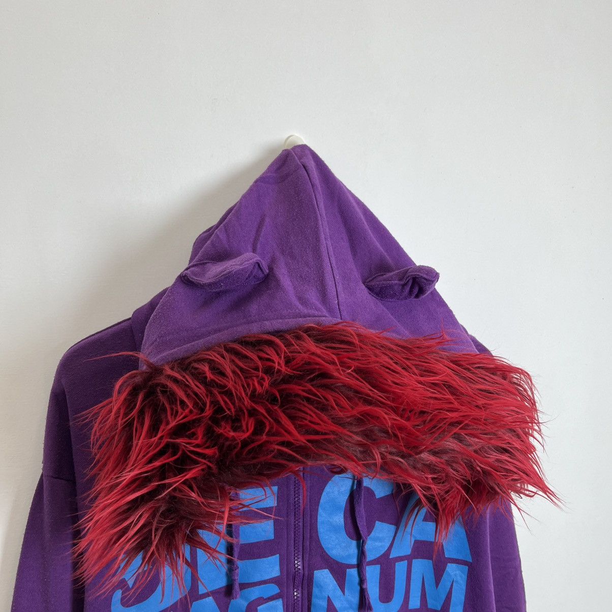 Hysteric Glamour JECA MB Fur zip up Hoodie Size US XL / EU 56 / 4 - 3 Thumbnail