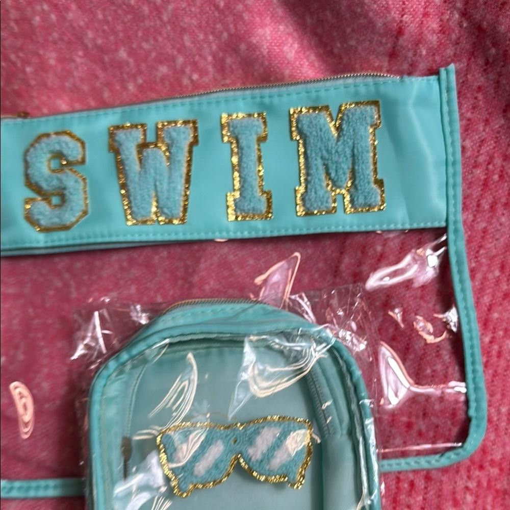 Designer Aqua Swim Pouch Set Size ONE SIZE - 8 Thumbnail