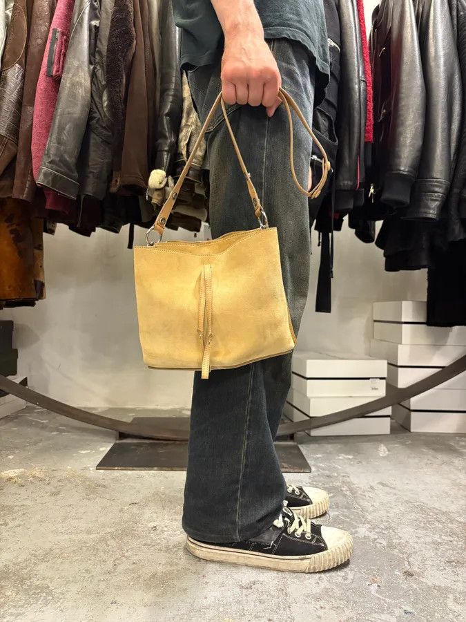 Maison Margiela Maison Margiela Beige Suede Leather Handle Bag Size ONE SIZE - 3 Thumbnail