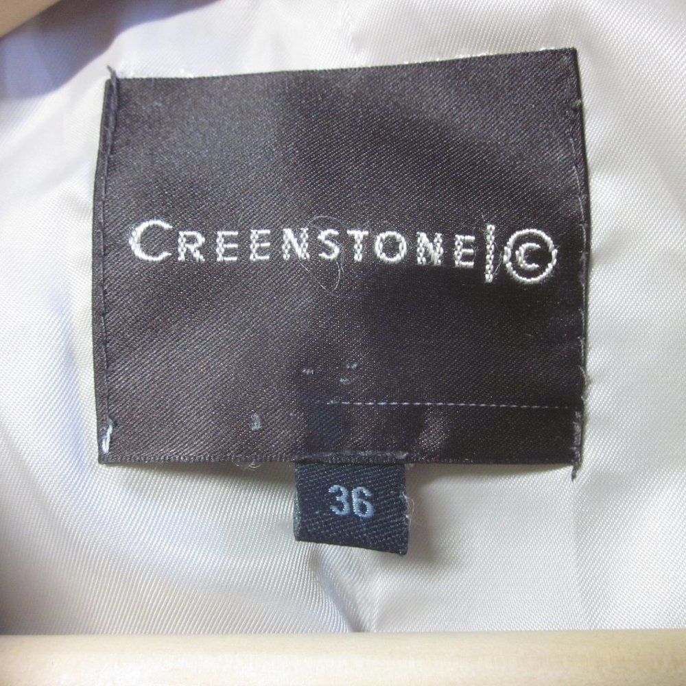 Vintage Creenstone Beige Jacket Size 36 Fits XS Button and Zip Front Size XS / US 0-2 / IT 36-38 - 3 Thumbnail