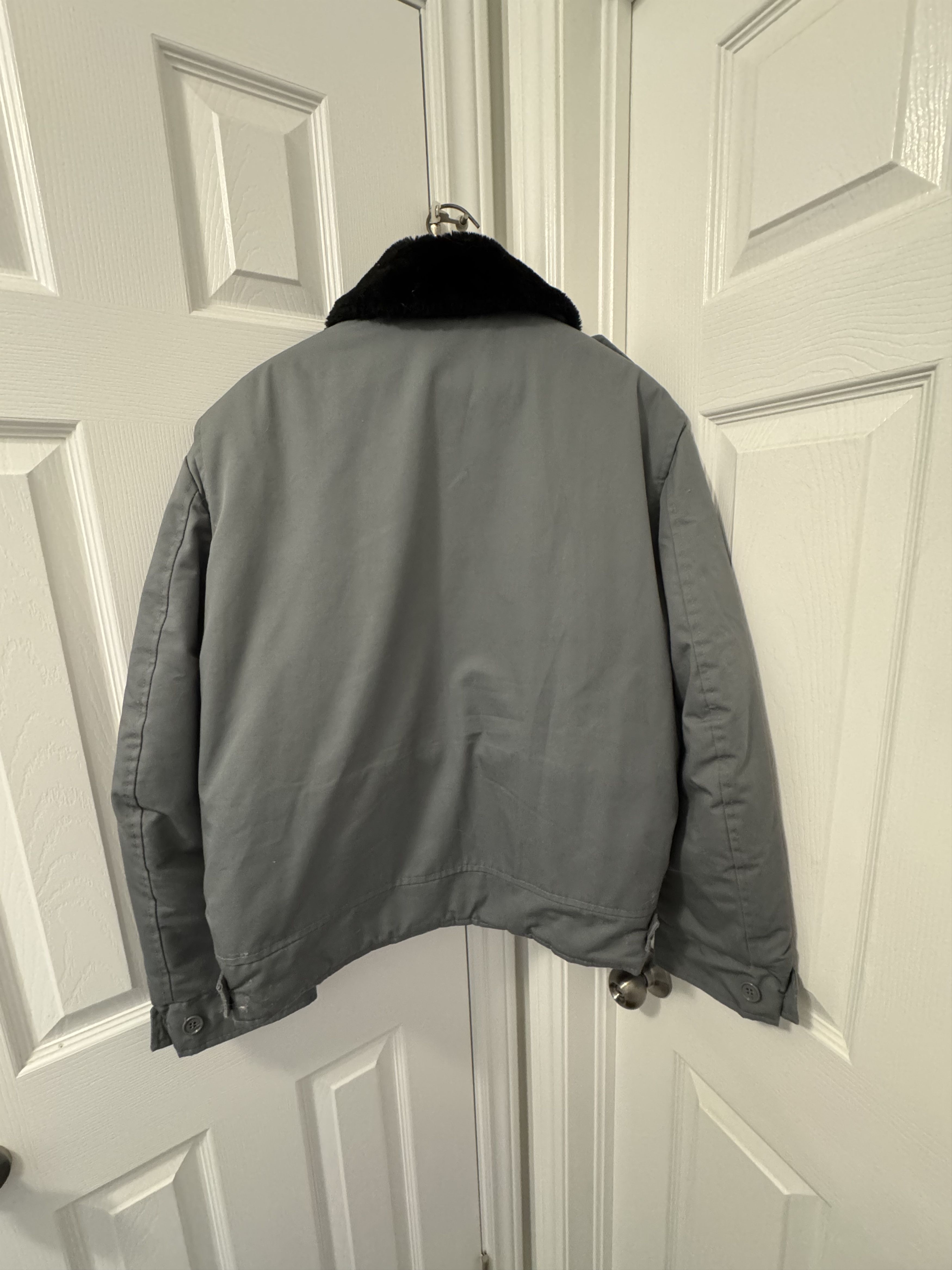 Vintage Vintage 80s Saint Hill Sherpa Lined cotton Flight Jacket Size US XL / EU 56 / 4 - 7 Thumbnail