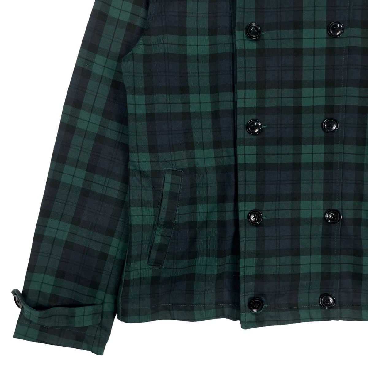 Hysteric Glamour × Japanese Brand × RAGEBLUE 💥RAGEBLUE CHECKED GREEN BLUE HOODIE JACKET Size US M / EU 48-50 / 2 - 4 Thumbnail
