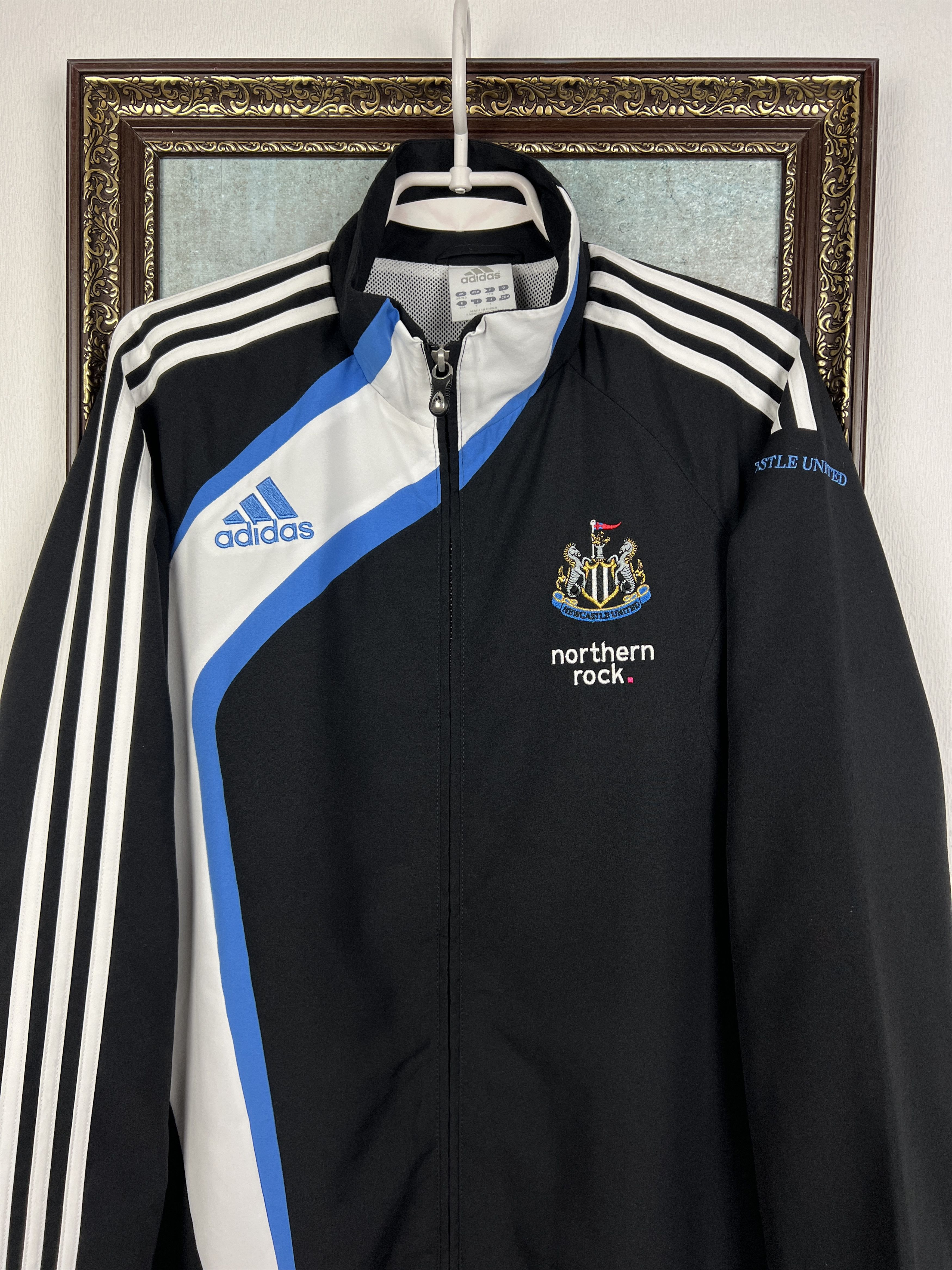 Adidas Vintage Newcastle United Football Jacket Soccer Track Top Size US M / EU 48-50 / 2 - 2 Thumbnail