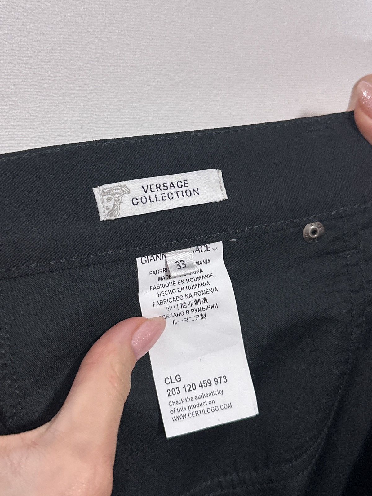 Versace Versace Collection Medusa Casual Pants Size US 33 - 11 Thumbnail