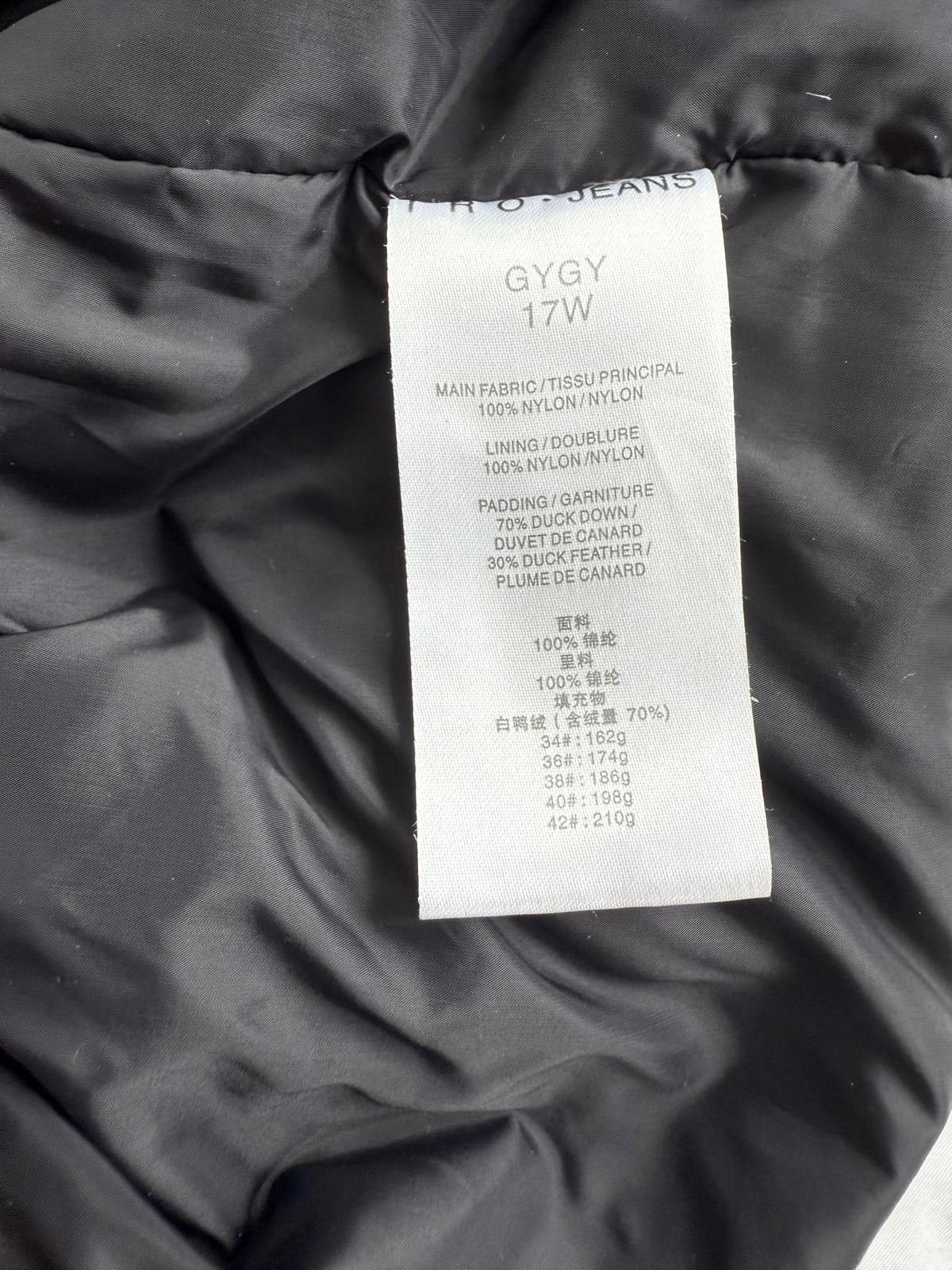Unknown London IRO Gygy Down Puffer Coat Black Size 38 (US Small/Medium) Size M / US 6-8 / IT 42-44 - 6 Thumbnail