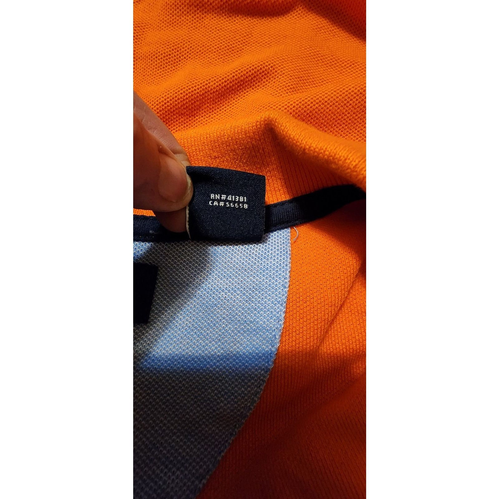 Chaps NWT Orange Chaps Mens Polo Short Sleeve Size L. Size US L / EU 52-54 / 3 - 3 Thumbnail