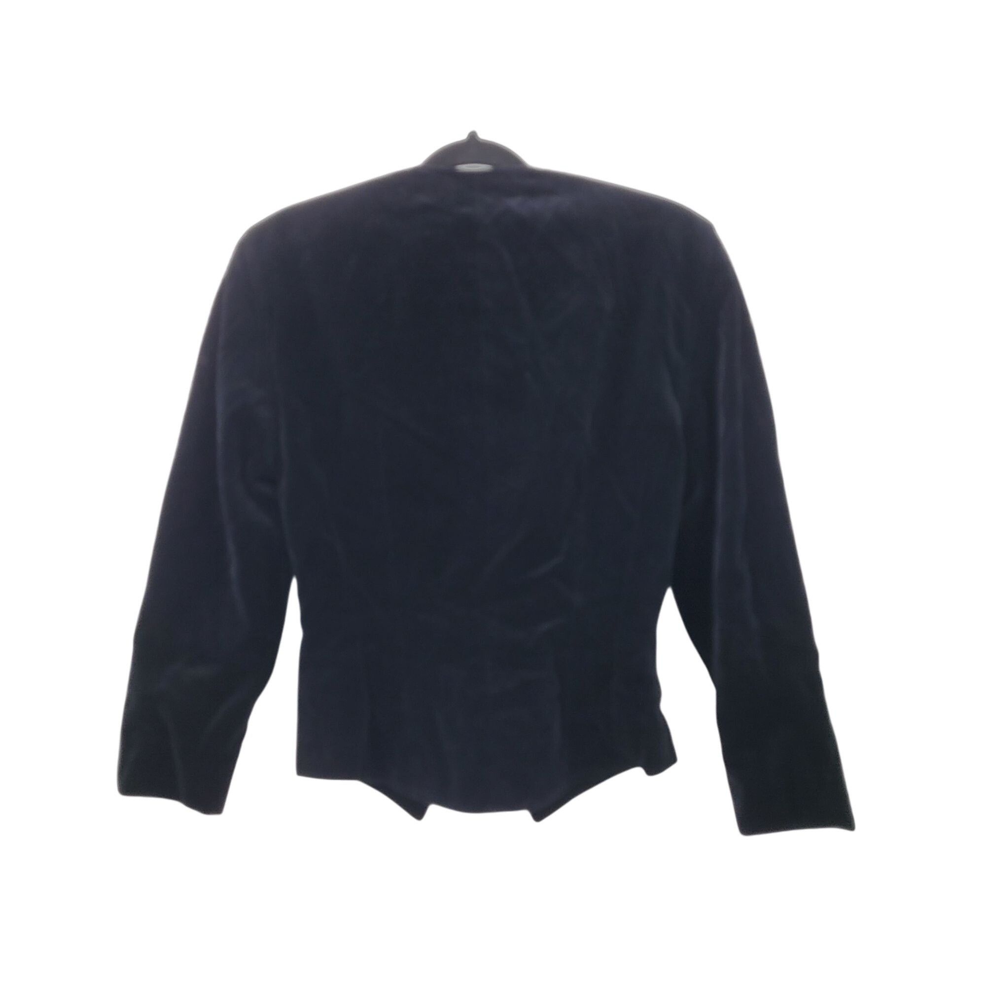 Escada Vintage Escada Womens Black Velvet Tuxedo Bolero Jacket XS F Size XS / US 0-2 / IT 36-38 - 2 Thumbnail