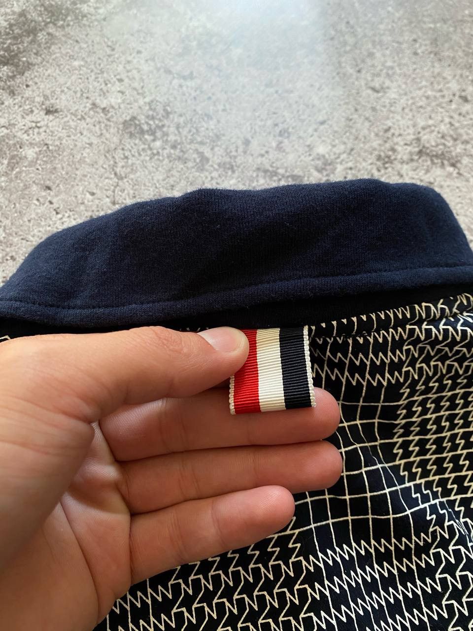 Thom Browne THOM BROWNE NAVY CAGED SHORT SLEEVE KNIT POLO T SHIRT Size US M / EU 48-50 / 2 - 13 Thumbnail
