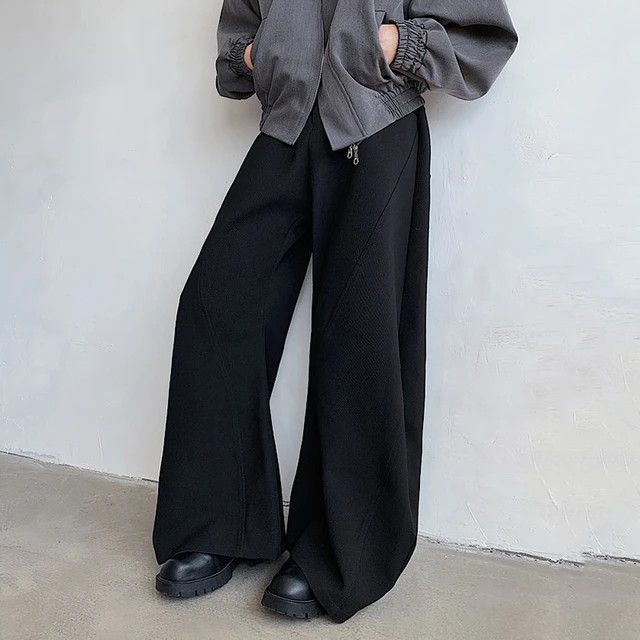 Other Casual Suit Pants Zipper Back Pocket Niche Size US 33 - 5 Thumbnail