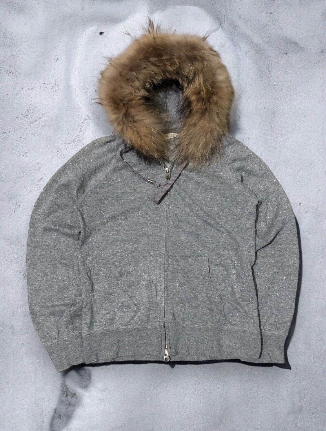 If Six Was Nine × Japanese Brand × Le Grande Bleu (L.G.B.) Honeysuckle Rose - Japanese Brand Fur Zip Hoodie Size US S / EU 44-46 / 1 - 2 Thumbnail
