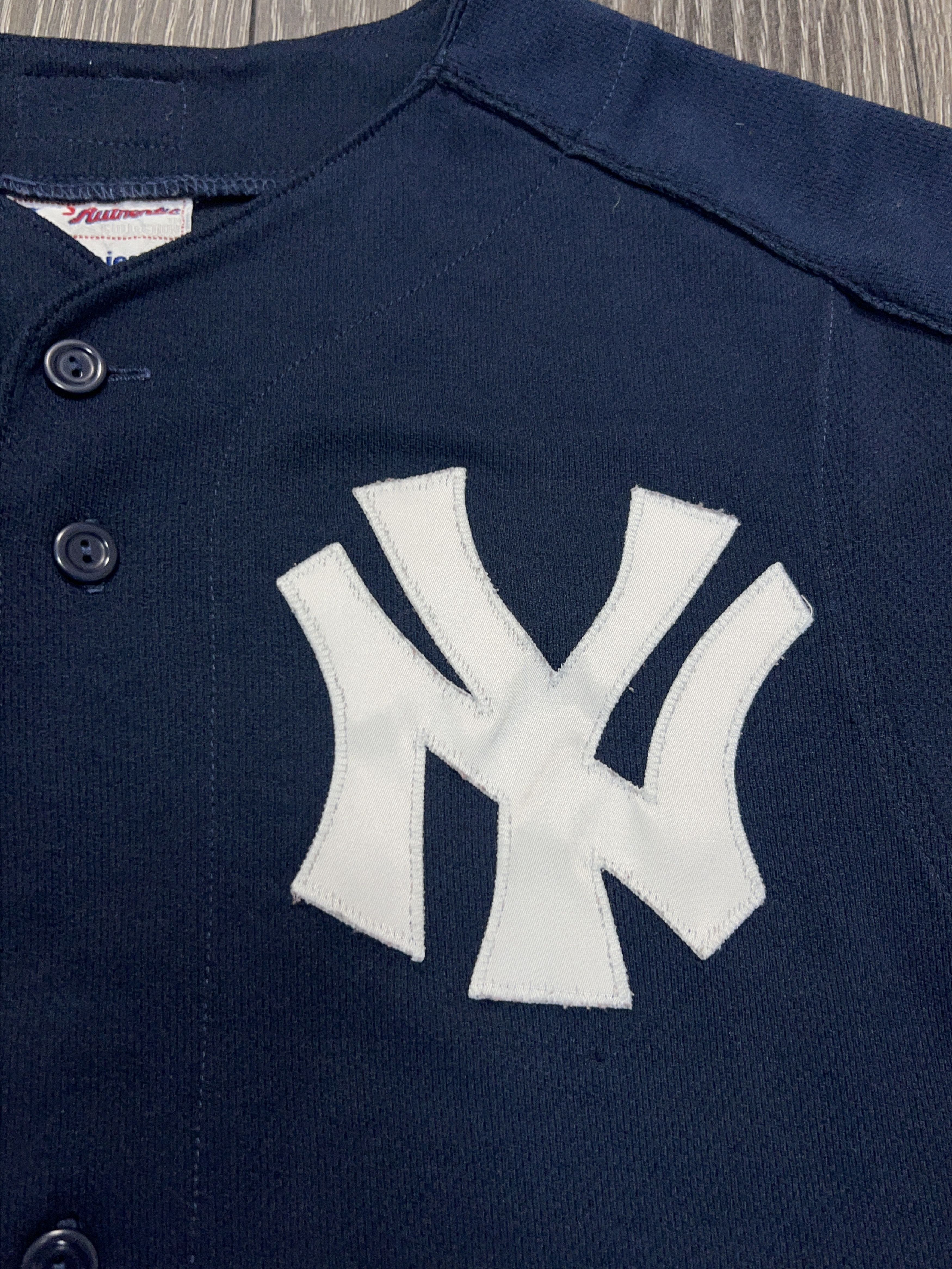 MLB Vintage New York Yankees #2 JETER Baseball Shirt Jersey M Size US M / EU 48-50 / 2 - 3 Thumbnail