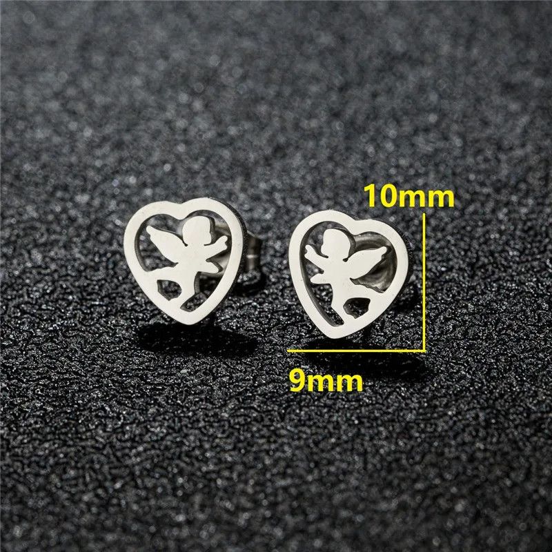 Jewelry Mini Romantic Cupid Earrings Charm Earring Gift Size ONE SIZE - 2 Thumbnail