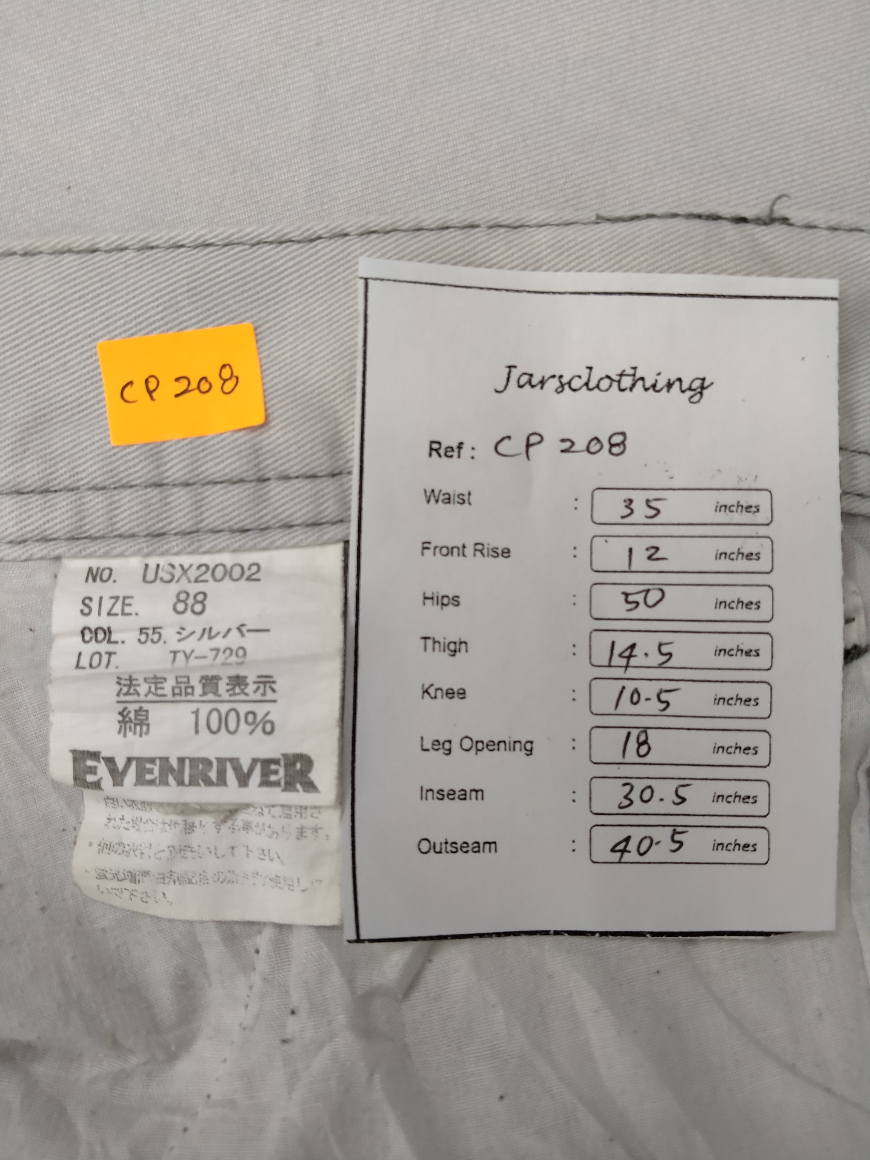 Japanese Brand Evenriver Cargo Multi Pocket Pants -CP208 Size US 35 - 8 Thumbnail