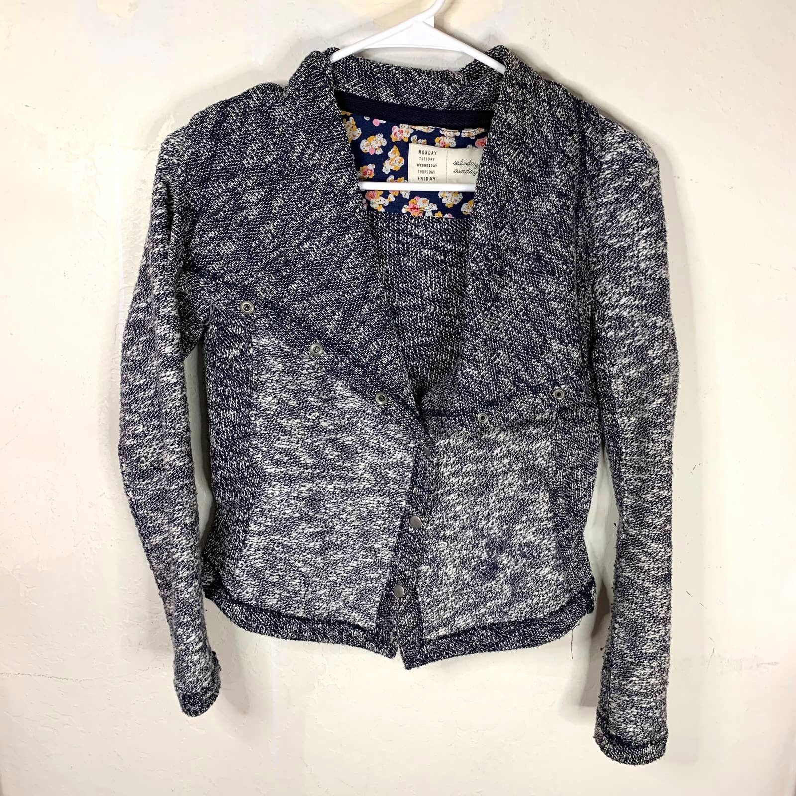 New Anthropologie Sherpa Swan store Coat FRNCH