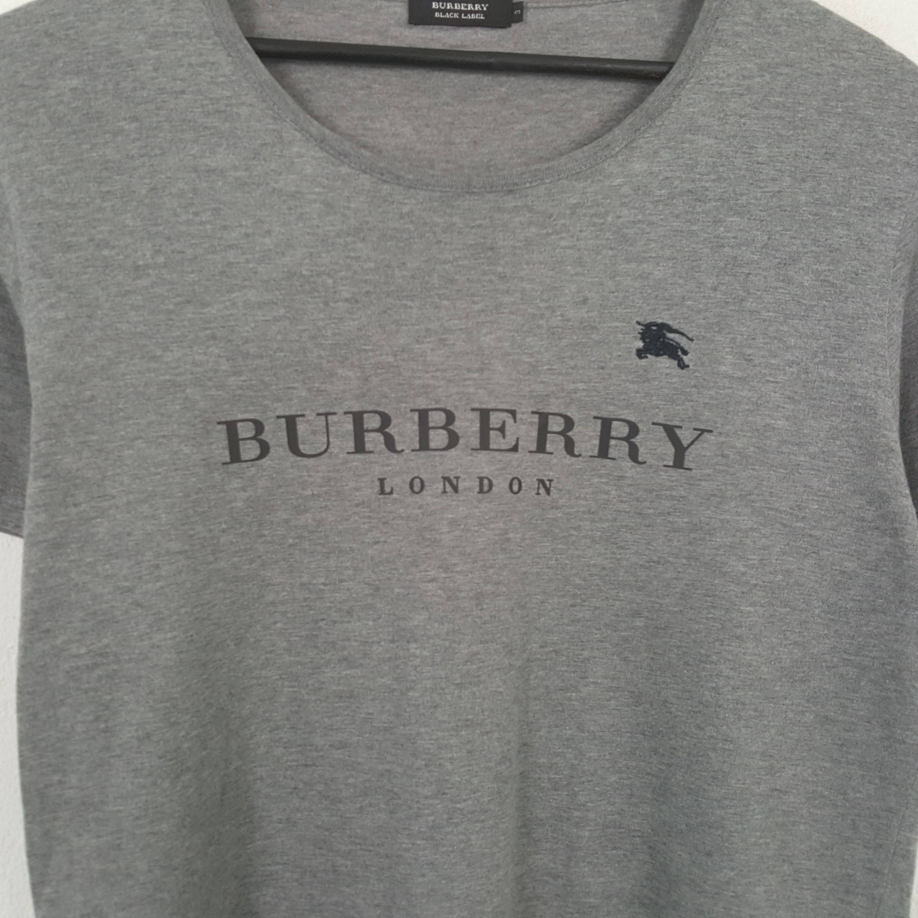 Burberry × Vintage BURBERRY Black Label Custom Art Tshirt C276N79 Size US L / EU 52-54 / 3 - 2 Thumbnail