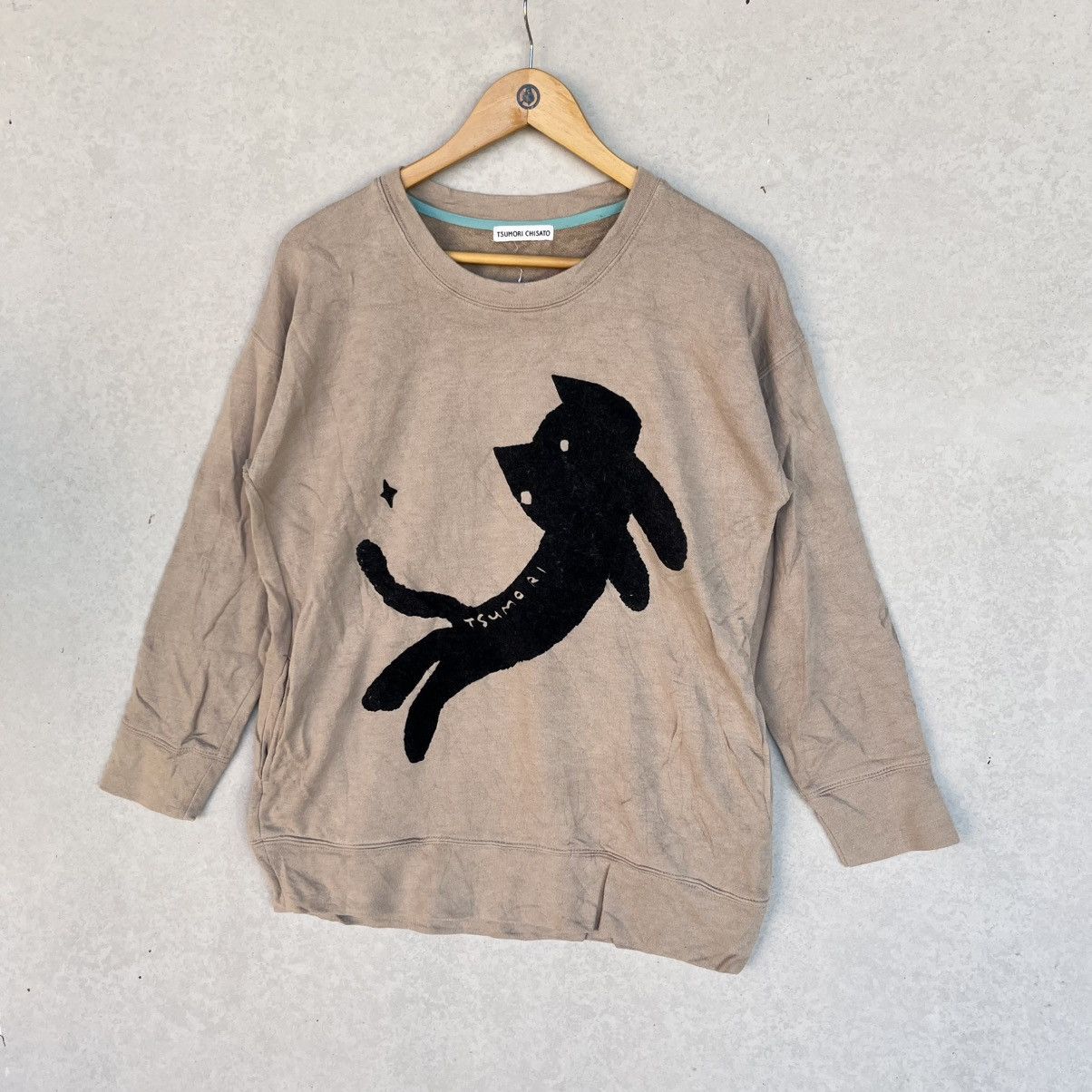 Other Vintage Tsumori Chisato Brown Cat Sweatshirt Size L Size US L / EU 52-54 / 3 - 2 Thumbnail