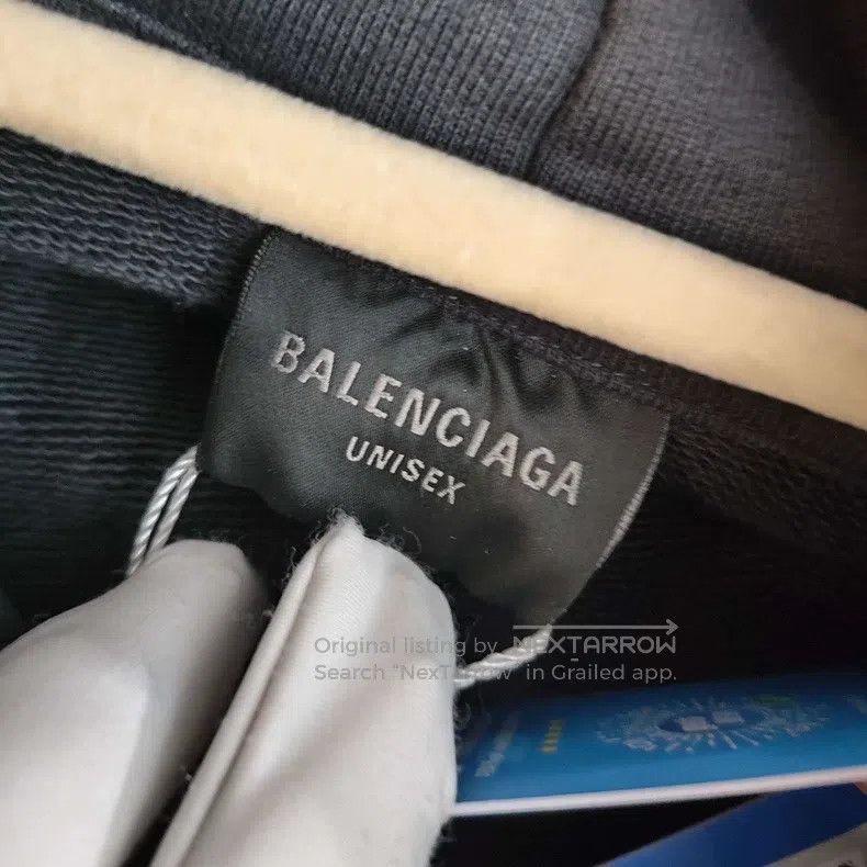 Balenciaga Balenciaga Sweatshirt M Size Black Size US M / EU 48-50 / 2 - 3 Thumbnail