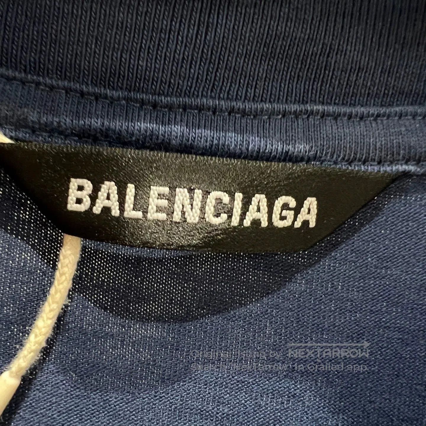 Balenciaga Balenciaga Logo Embroidered Short Sleeve T-Shirt. Size US L / EU 52-54 / 3 - 3 Thumbnail