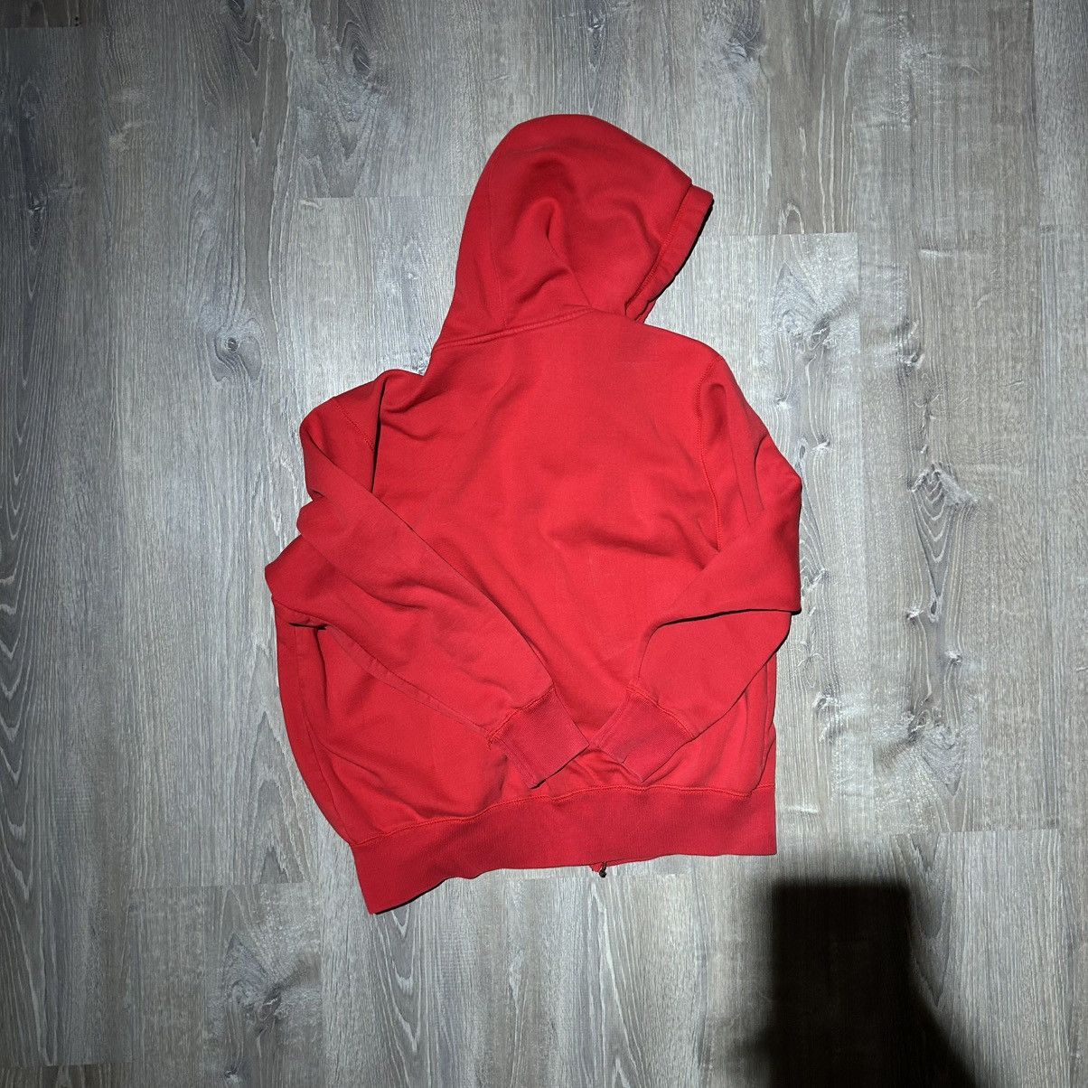 Vintage Blank Red Zip Up Size US XXL / EU 58 / 5 - 2 Thumbnail