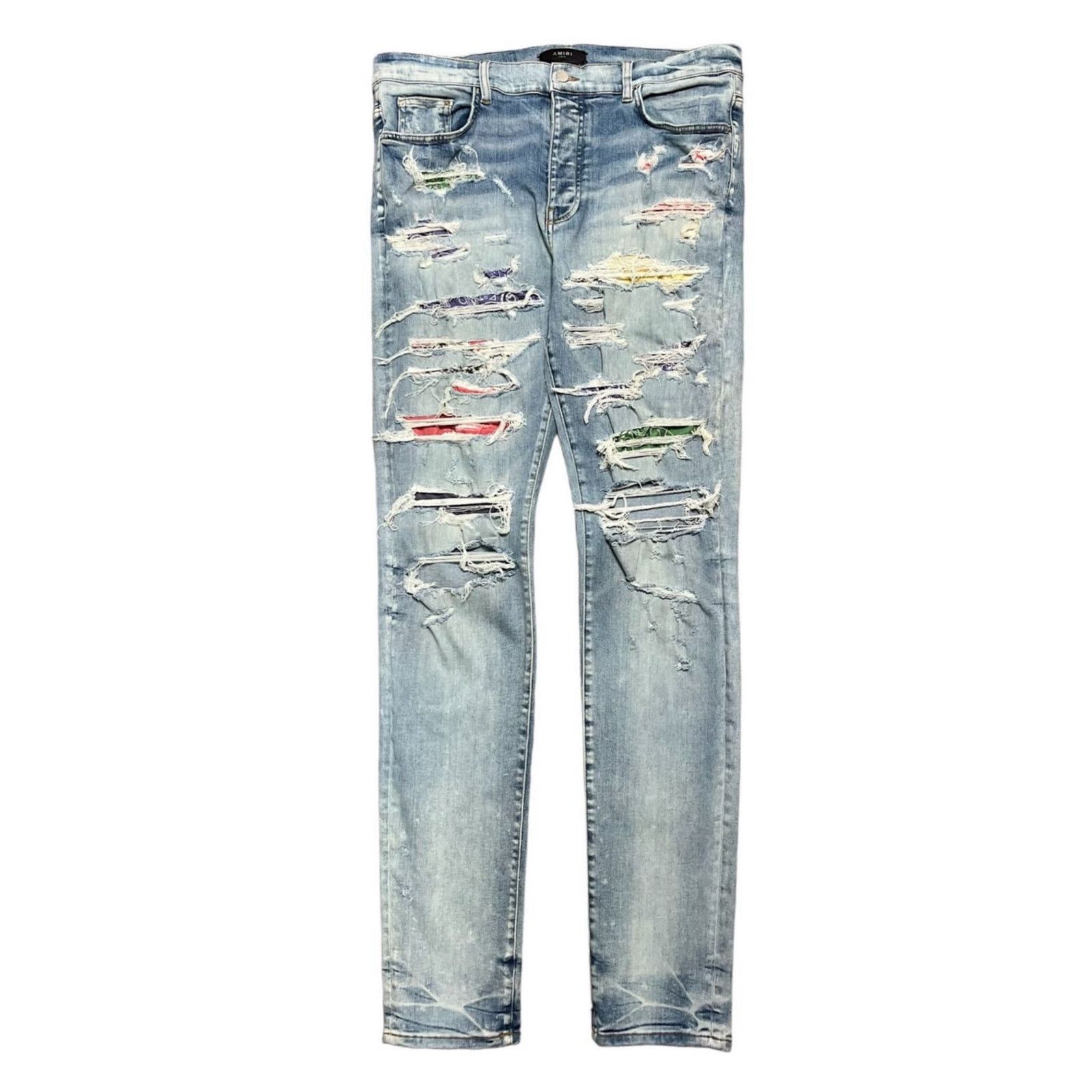 Amiri NWT Amiri Rainbow Patch Denim Size US 30 / EU 46 - 1 Thumbnail