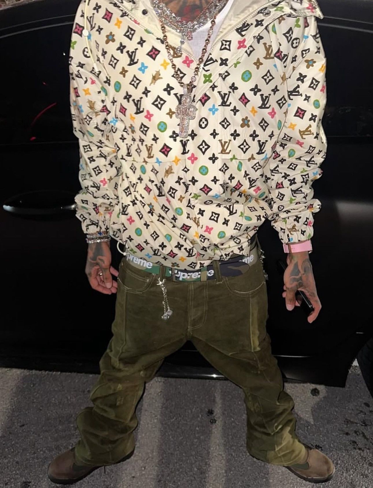 Louis Vuitton × Tyler The Creator MONOGRAM PRINT WINDBREAKER JACKET Size US XXL / EU 58 / 5 - 5 Thumbnail