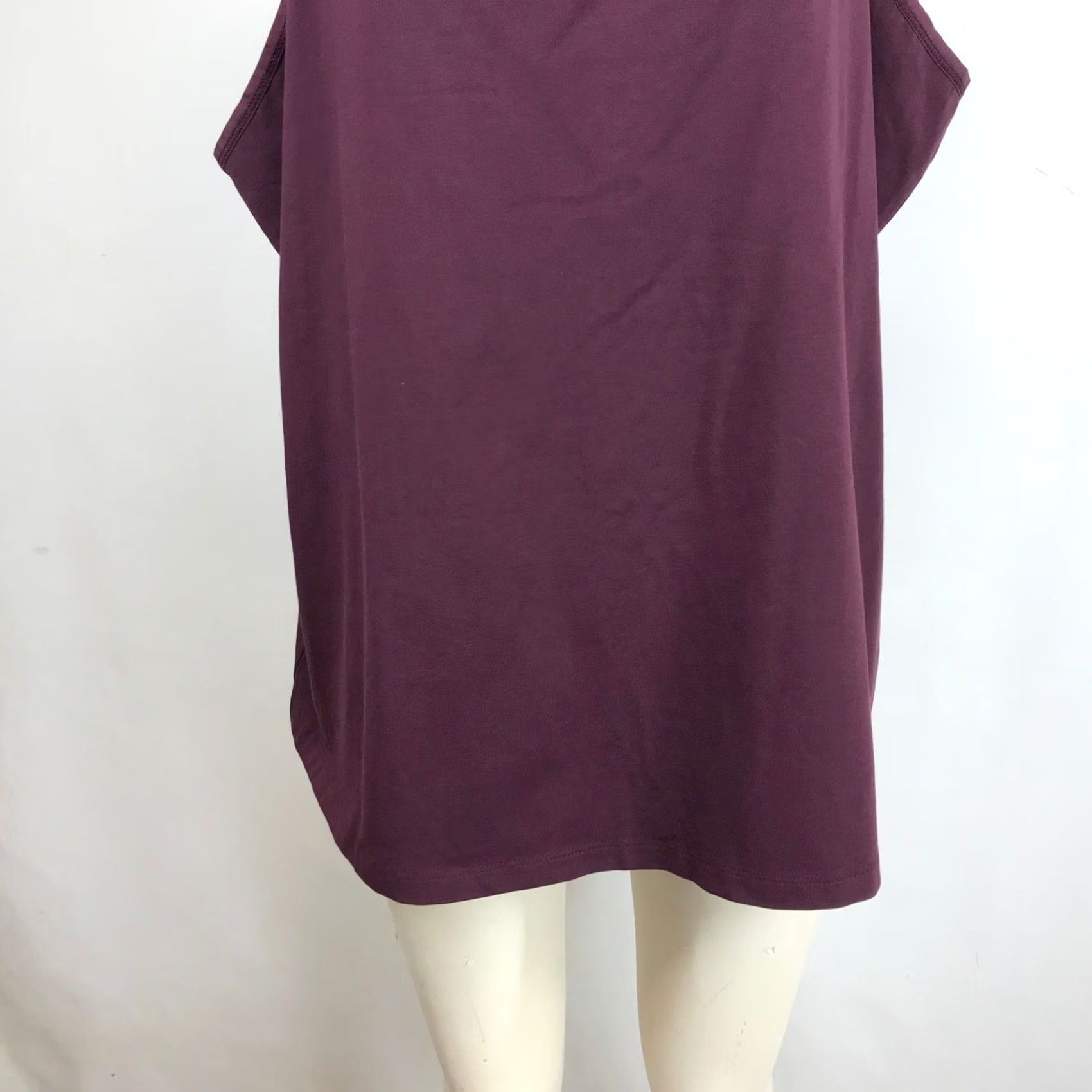Vintage VINTAGE Lane Bryant The Cotton Cami Plum Purple Plus Size 26/28 Adjustable Straps Solid Tan? Size 4XL / US 24-26 - 3 Thumbnail