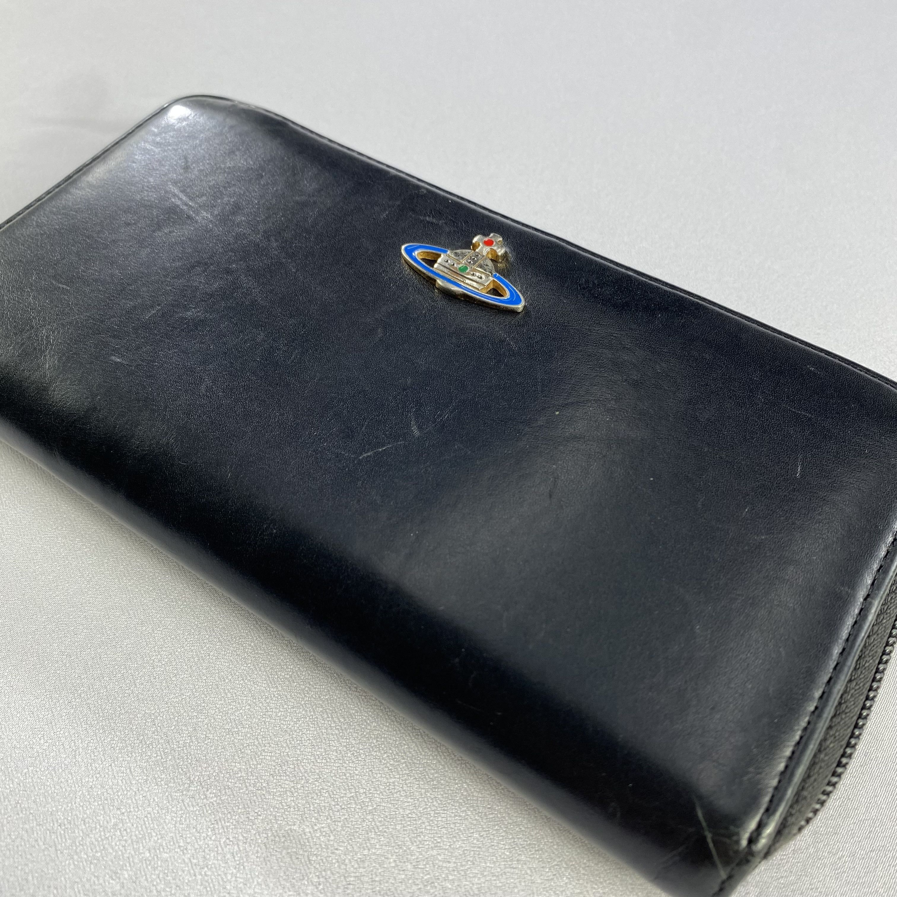 Vivienne Westwood Vivienne Westwood Wallet Orb Bifold Long Wallet Leather Size ONE SIZE - 3 Thumbnail