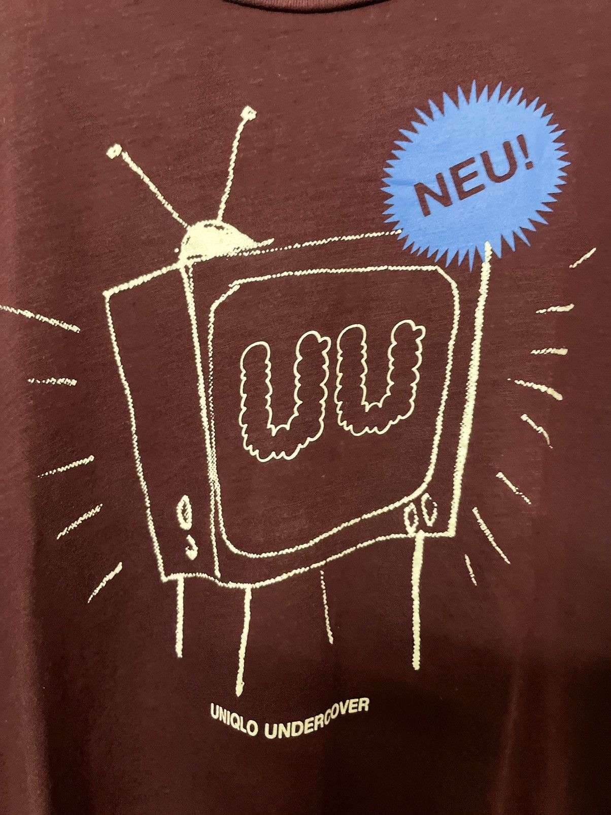 Japanese Brand × Undercover UNDERCOVER TV UNIQLO TEE Size US L / EU 52-54 / 3 - 4 Thumbnail