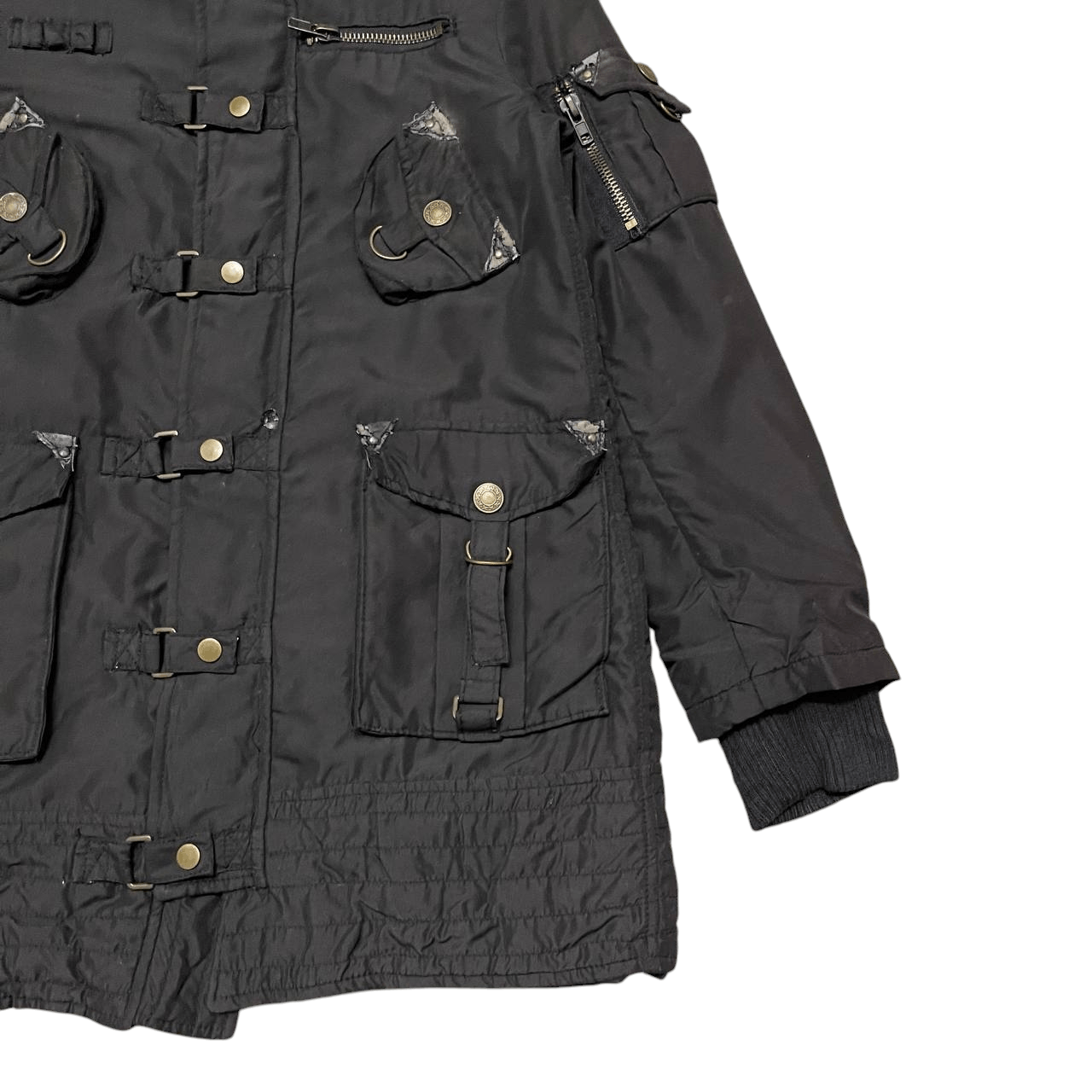 Hysteric Glamour Vintage Janela Raccoon Fur Bondage Cargo Jacket Size US M / EU 48-50 / 2 - 4 Thumbnail