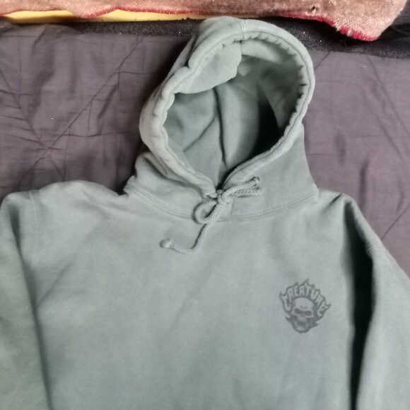 Other Creature Skateboarding Skull Hoodie Sweatshirt Size US XL / EU 56 / 4 - 3 Thumbnail