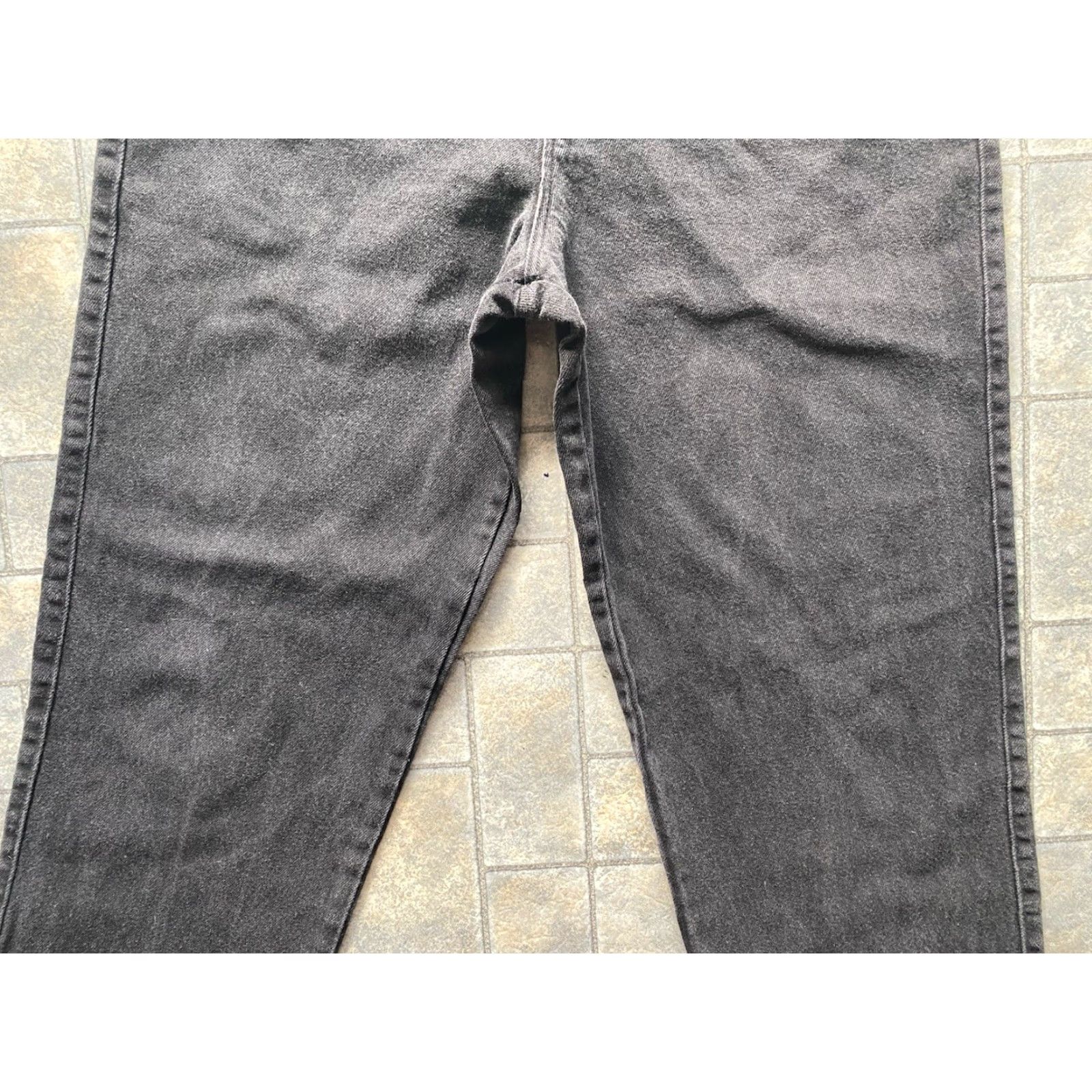 Denime VINTAGE Circle T Denim Jeans Womens 17/18 Inseam 36 Black Denim Western Pants VTG Circle T Womens 17/18 Inseam 36 Black Size 38" / US 16 / IT 52 - 3 Thumbnail