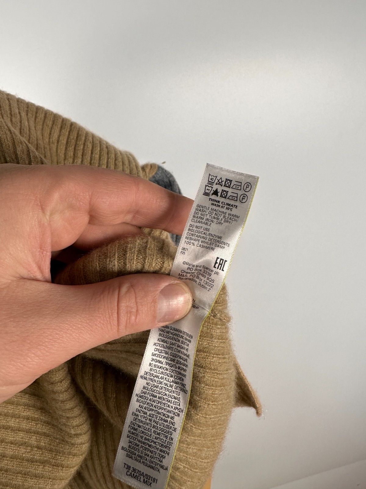 Other M&S Autograph 100% Pure Cashmere Block Jumper Size M Size M / US 6-8 / IT 42-44 - 9 Thumbnail