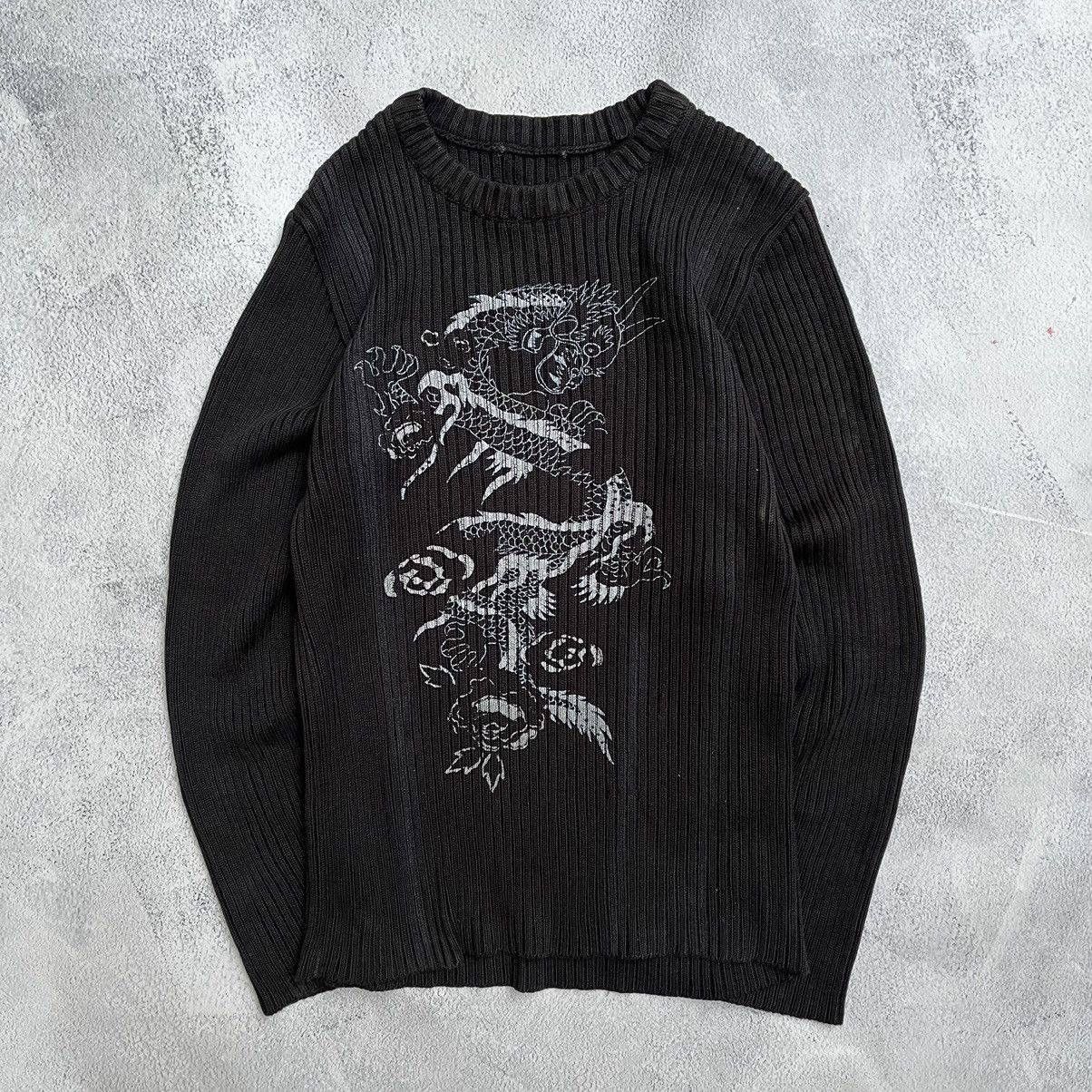 Diesel × Vintage Vintage Y2k Diesel Style Striped Sweater Size US S / EU 44-46 / 1 - 1 Thumbnail