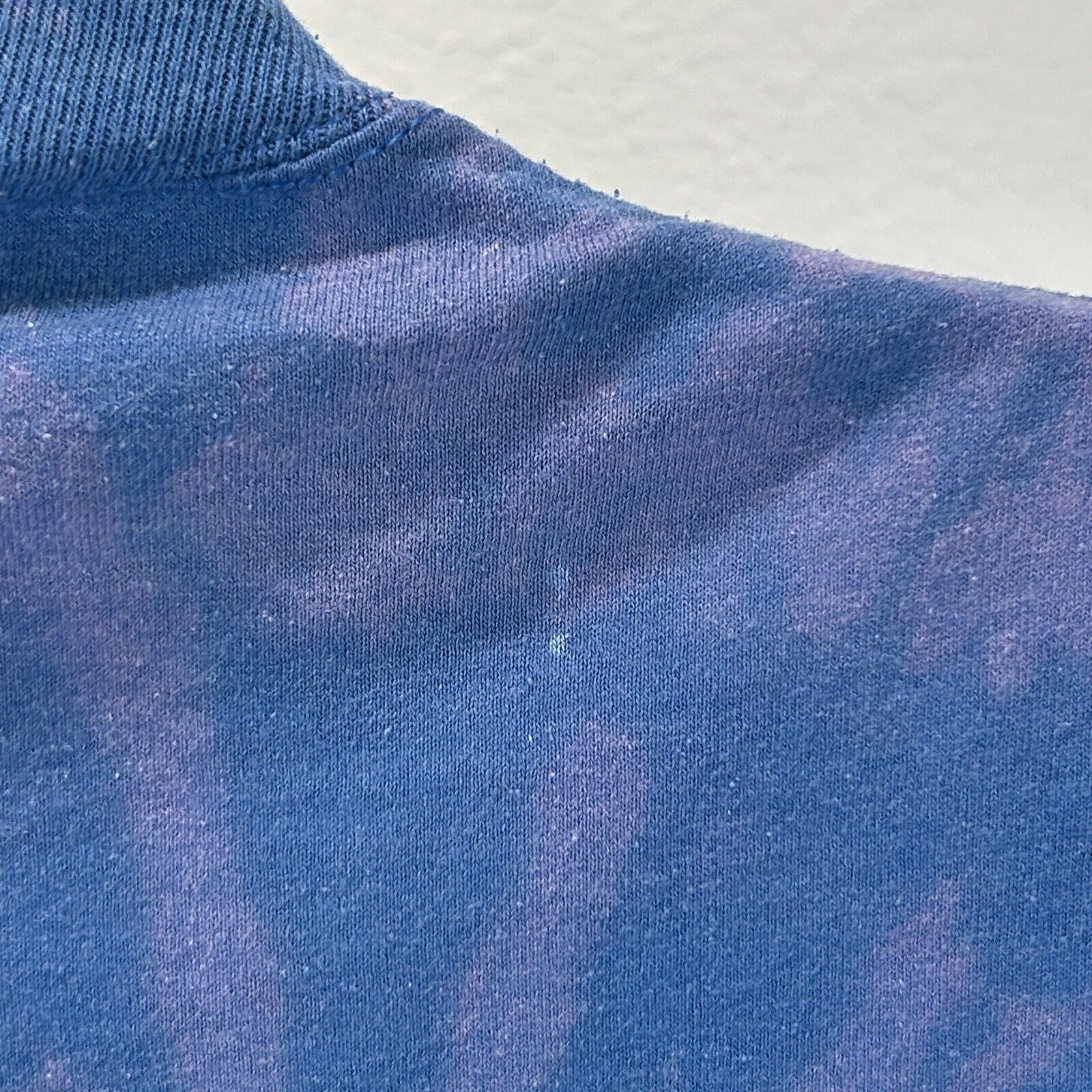 Jerzees Vintage 90s Denton Maryland T Shirt Map USA Made Blue Small Size US S / EU 44-46 / 1 - 5 Thumbnail