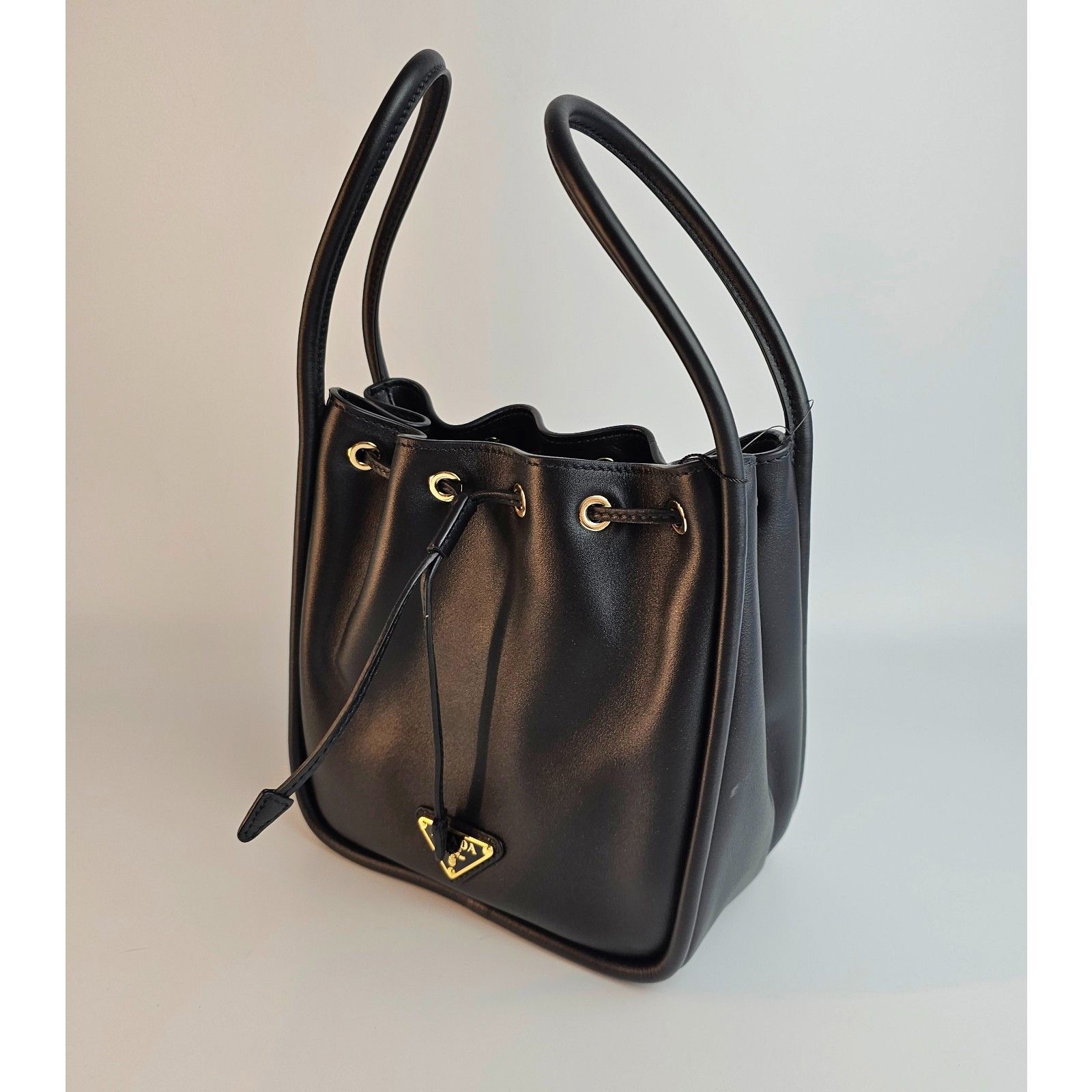 Prada PRADA Darling Mini $2850 Black Leather Bucket Bag New & Auth Size ONE SIZE - 4 Thumbnail