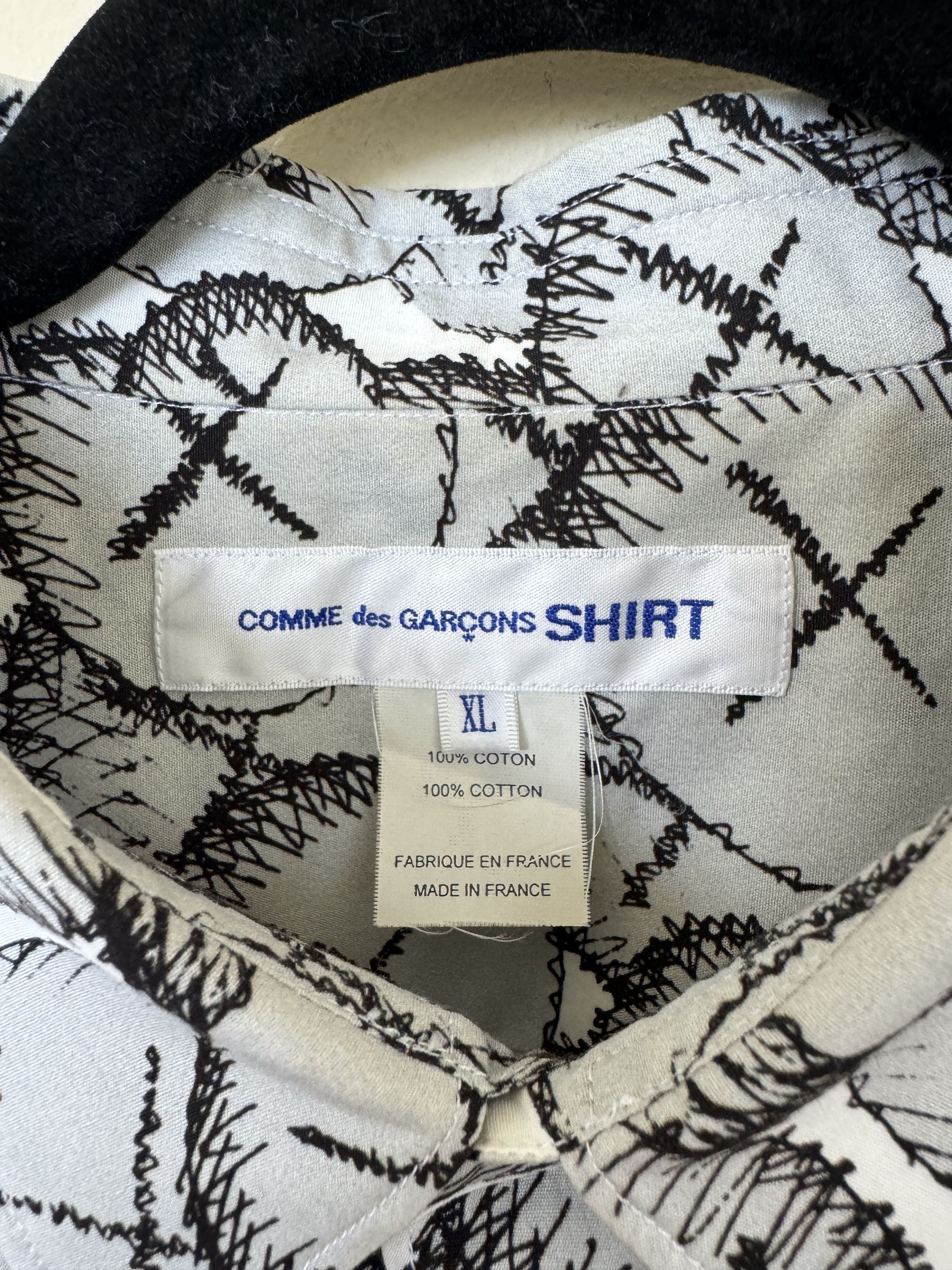 Comme des Garcons SHIRT × Kaws Comme des Garcons Shirt x Kaws Button Up Size US XL / EU 56 / 4 - 4 Thumbnail